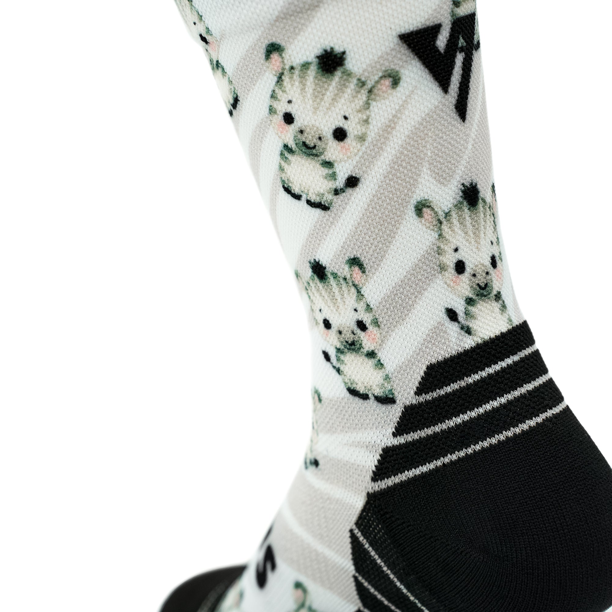 Cute Zebra KIDS Active Crew Socks