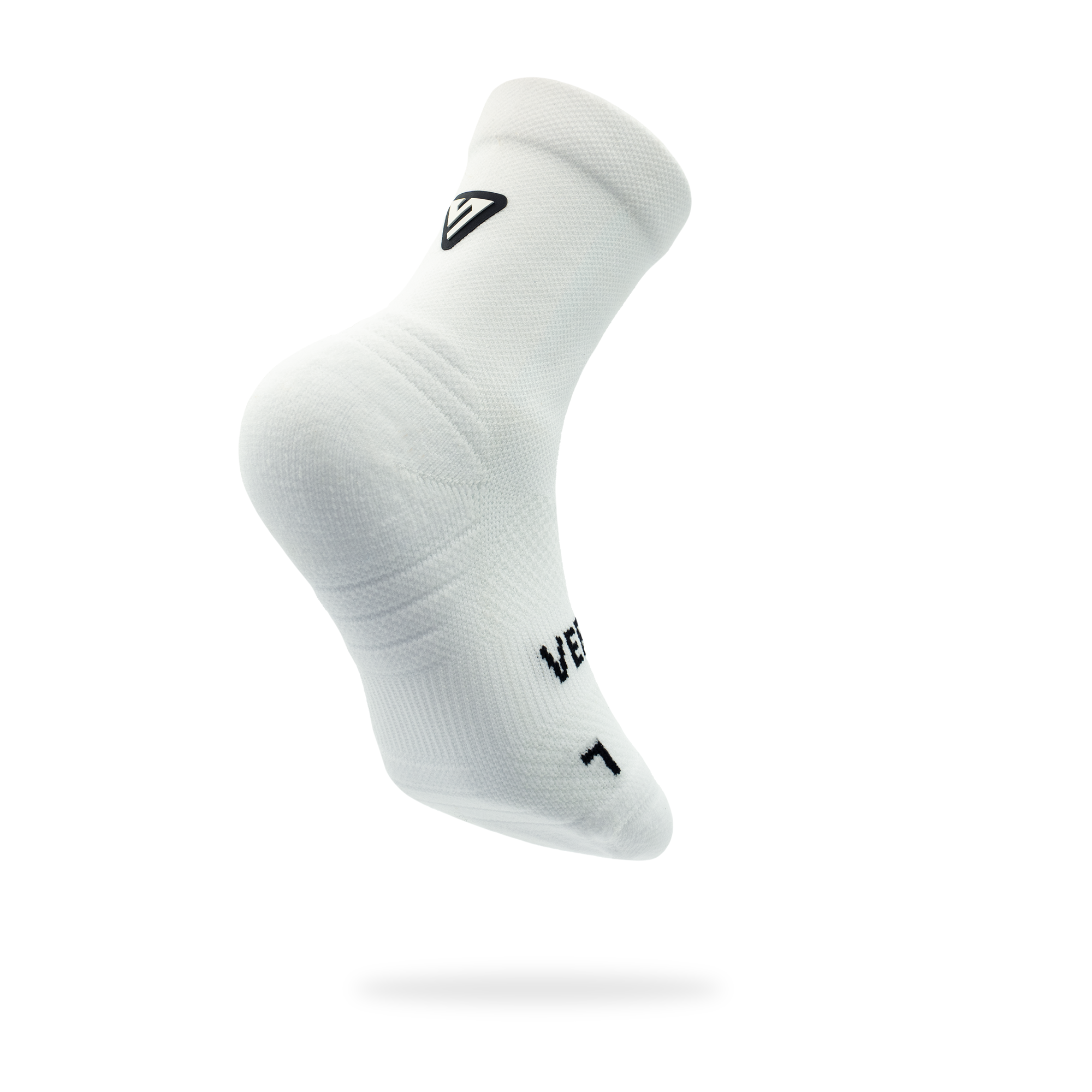 Classic White Toddler Active Crew Tab Socks