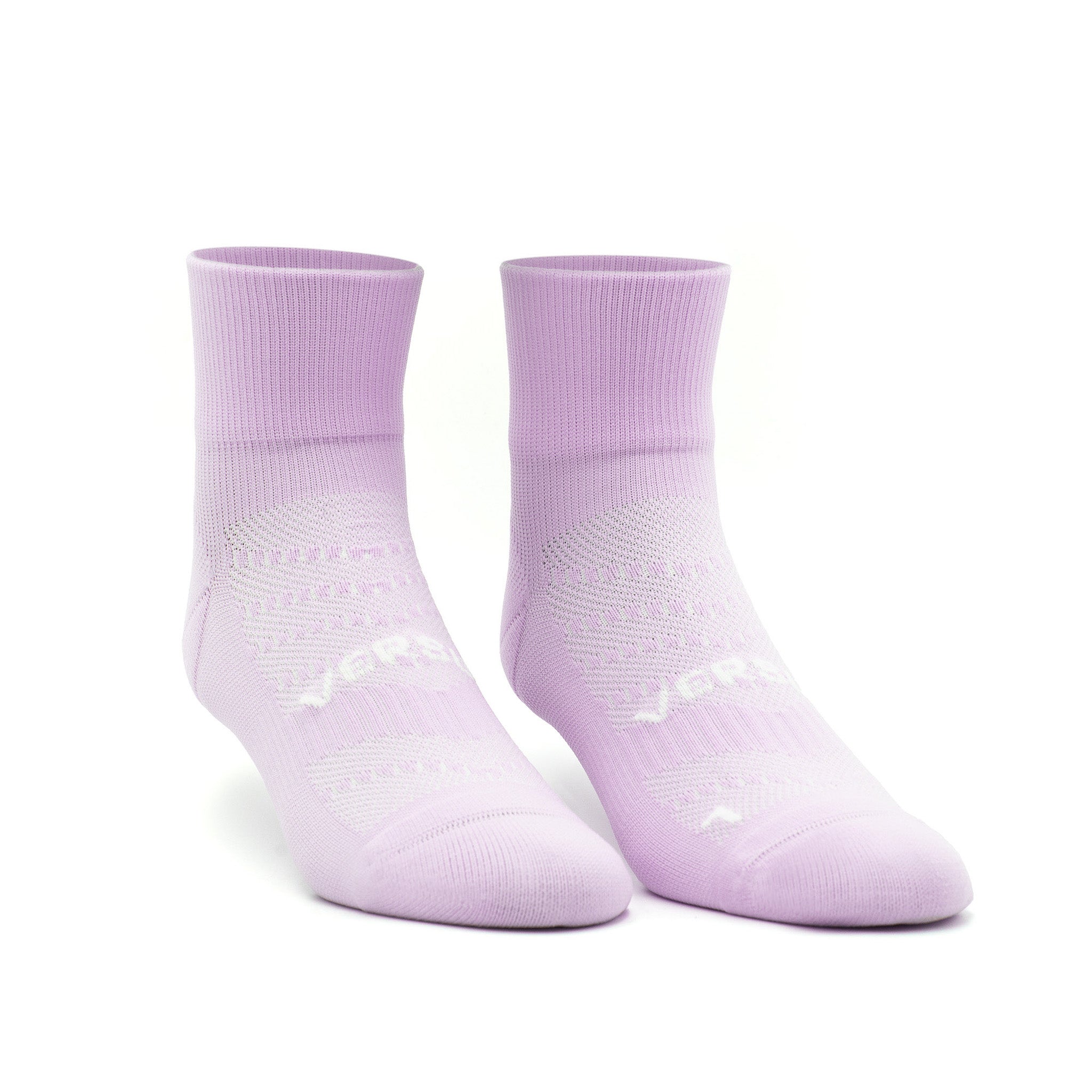Purple Running Quarter Socks