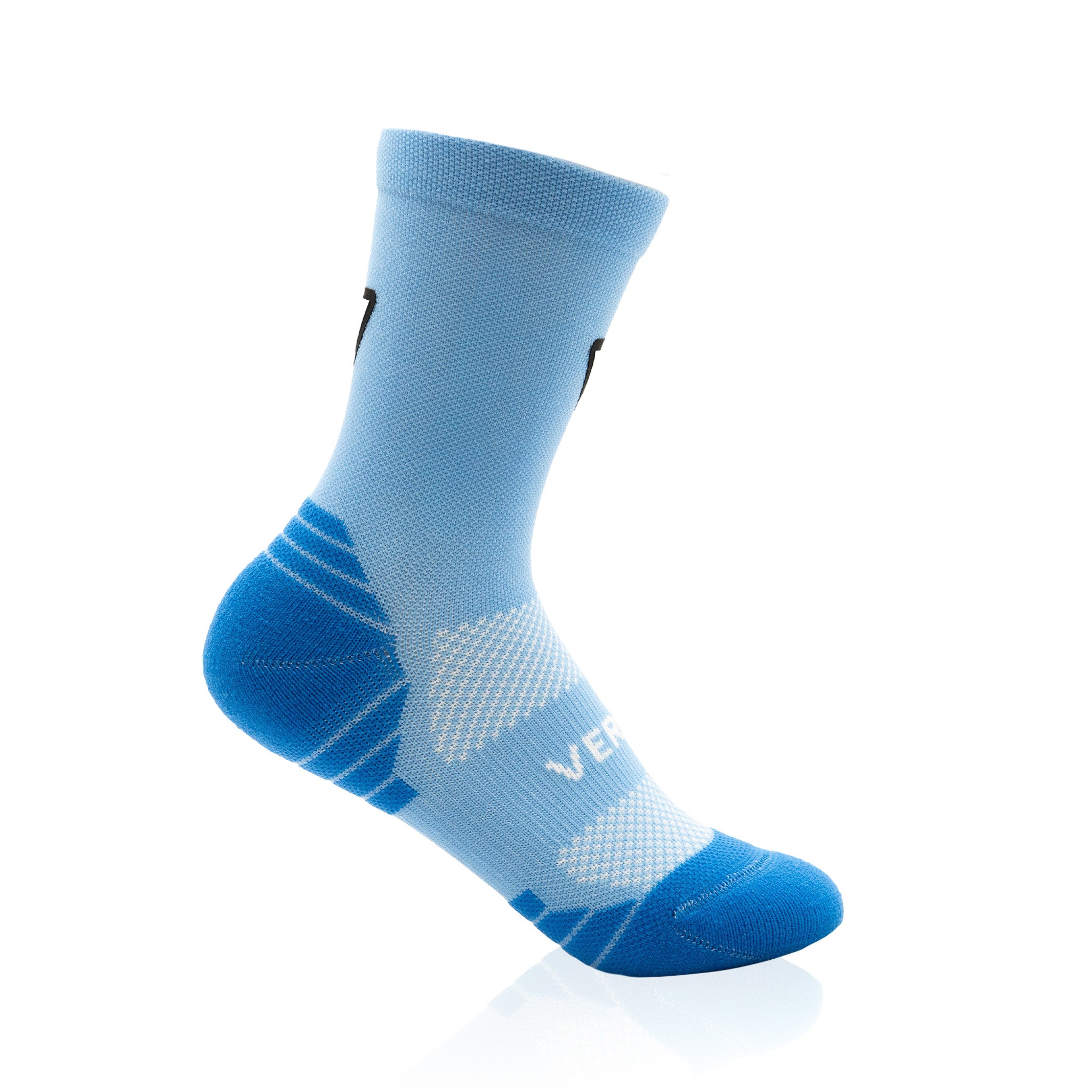 Classic Blue KIDS Active Crew Tab Socks