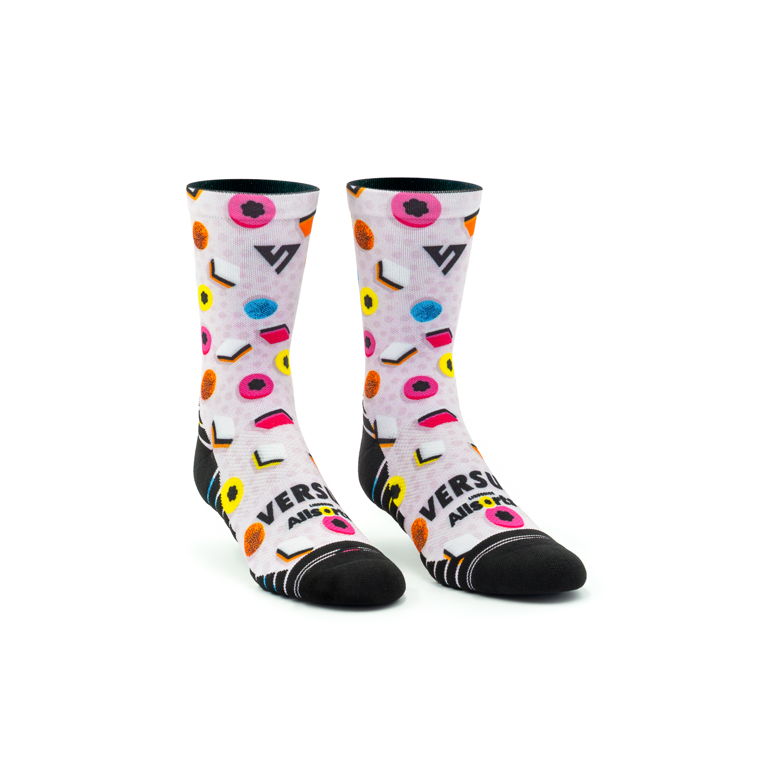 Allsorts Liquorice 2.0 Active Crew Socks