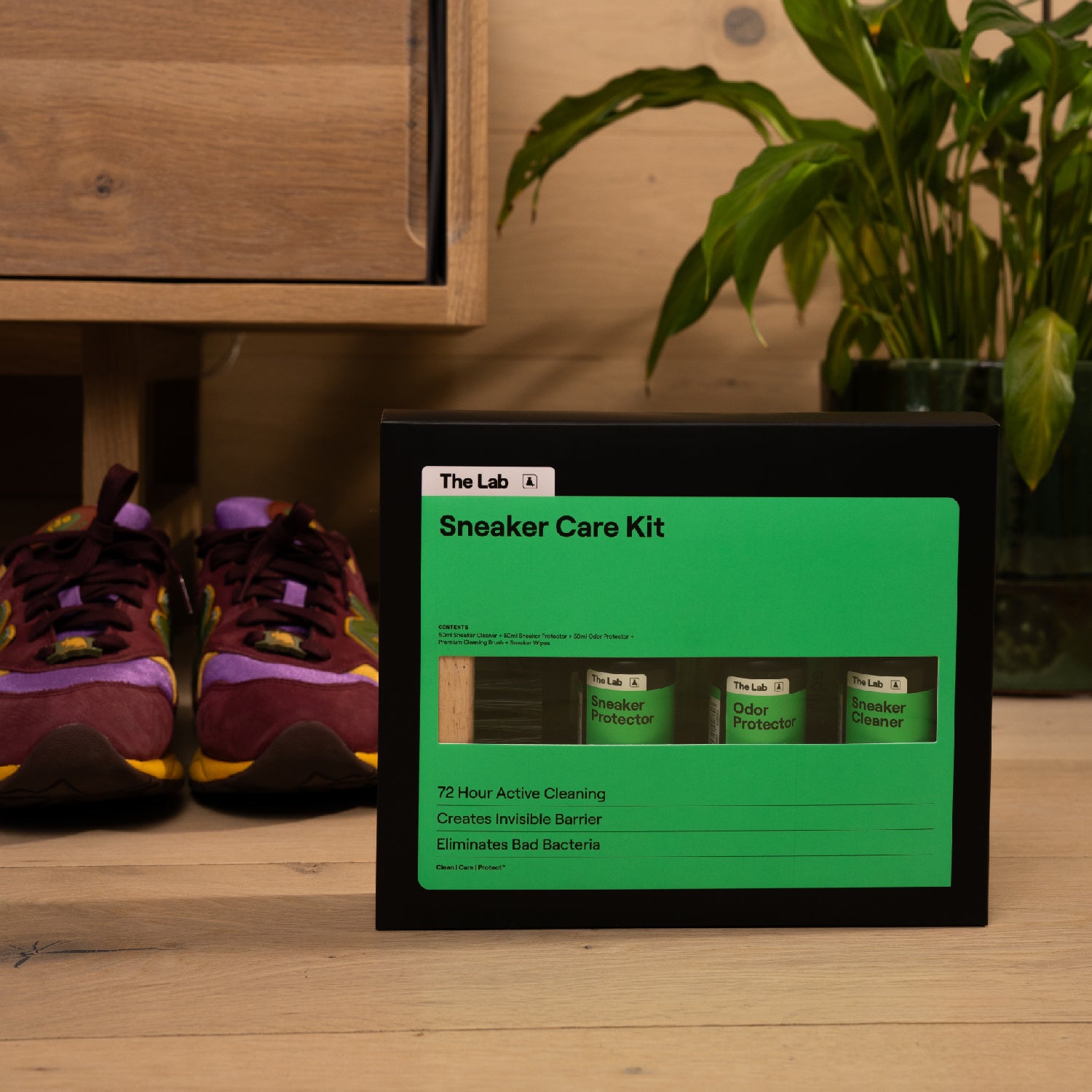The Lab Sneaker Care Kit Box