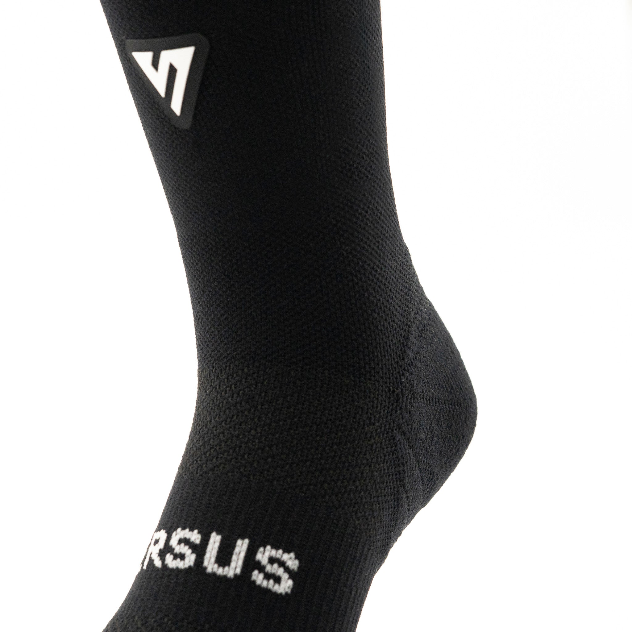 Classic Black KIDS Active Crew Tab Socks