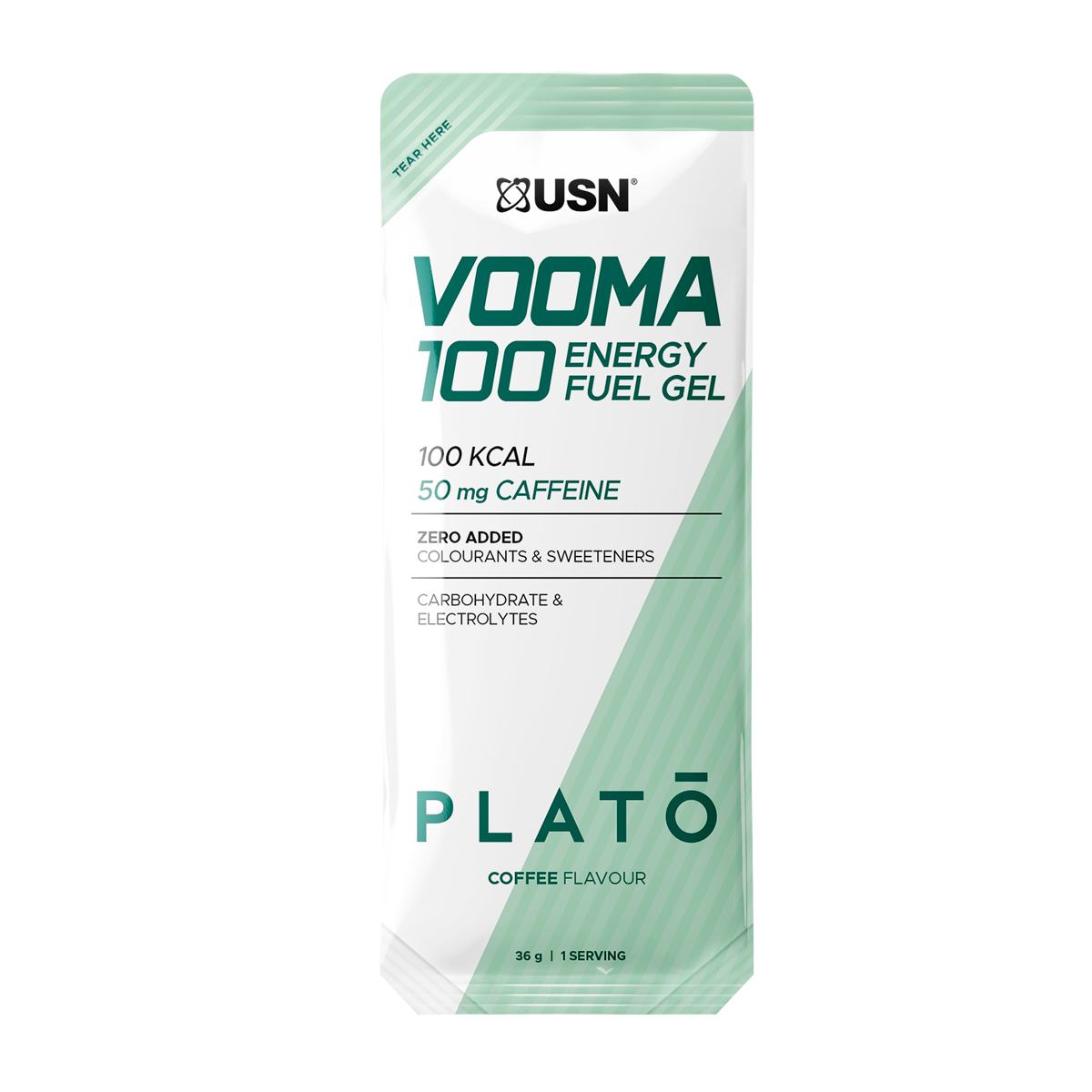 USN Vooma 100 Energy Fuel Gel Plato Coffee