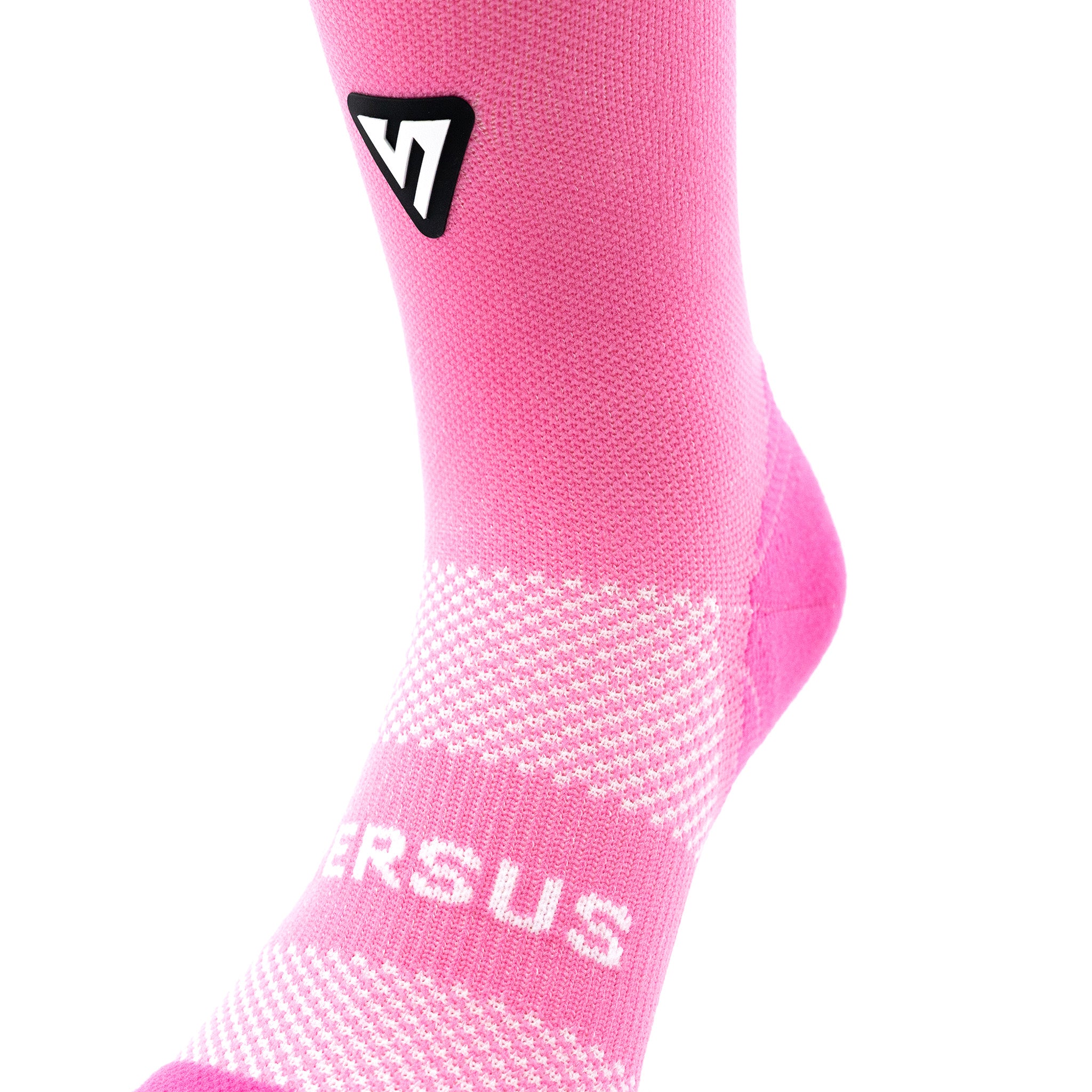 Classic Pink KIDS Active Crew Tab Socks