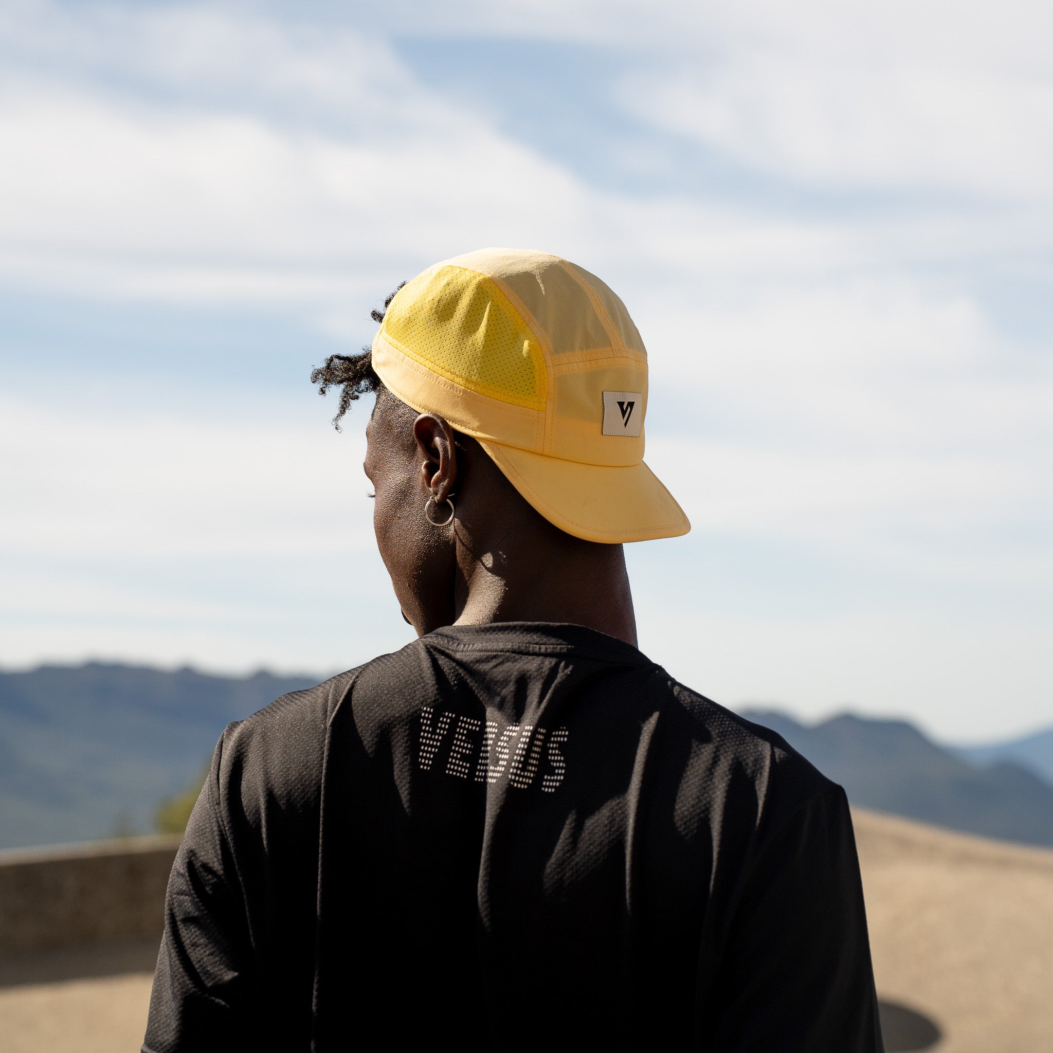 Golden Running Cap