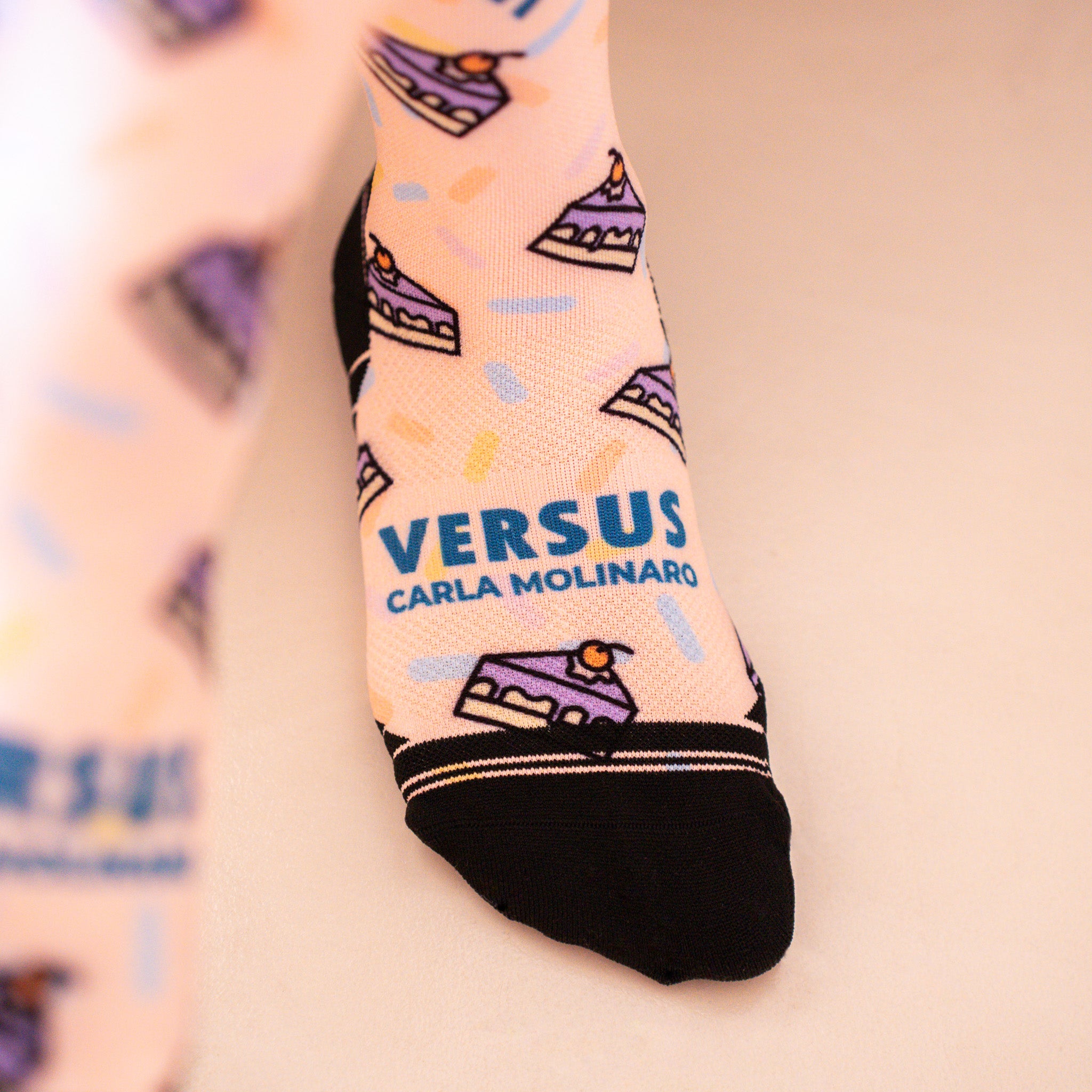 Run For Cake Active Crew Socks