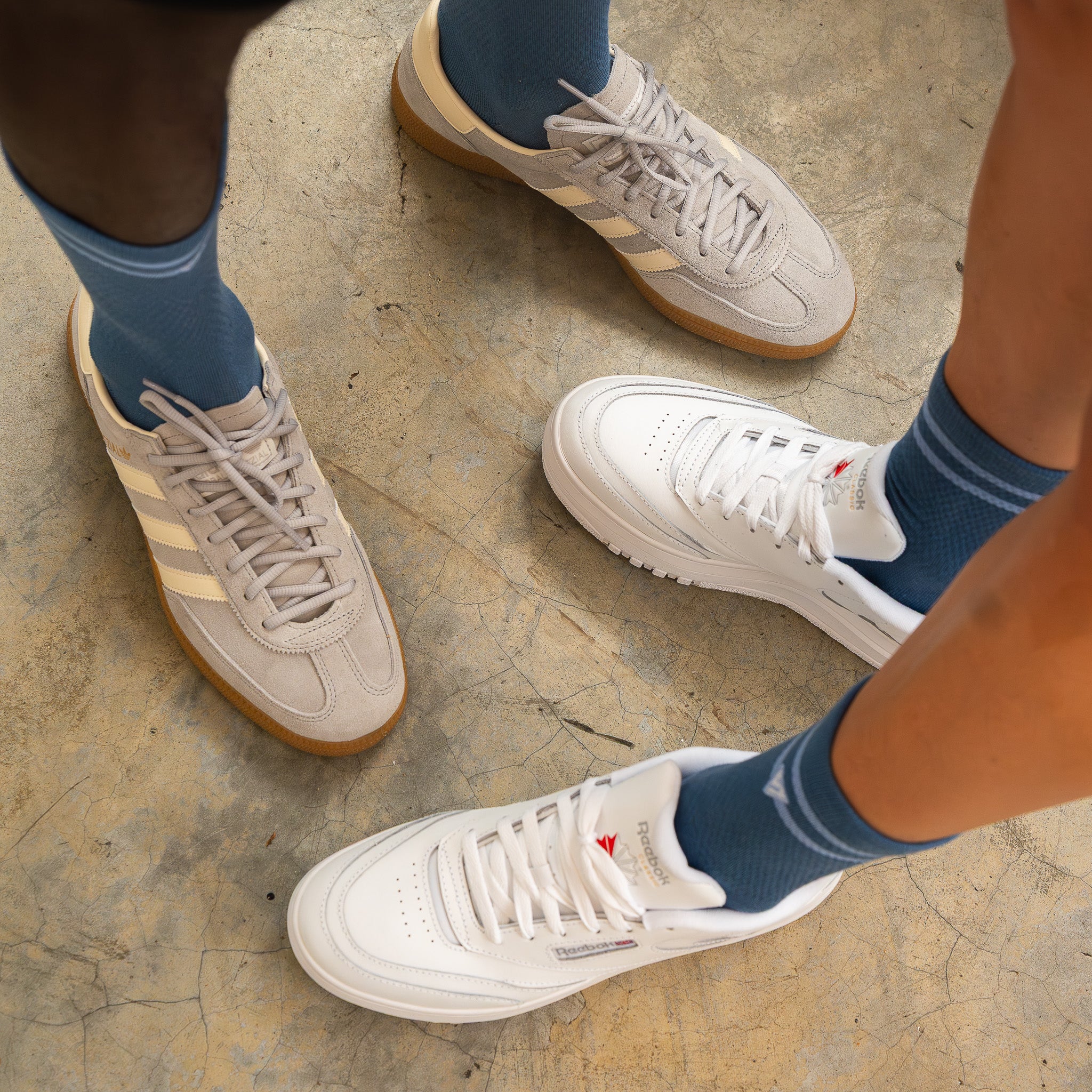 Blue Oasis Lifestyle Crew Socks