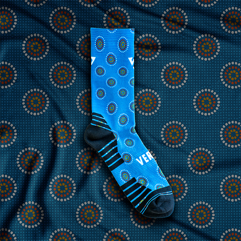 Shweshwe Active Crew Socks