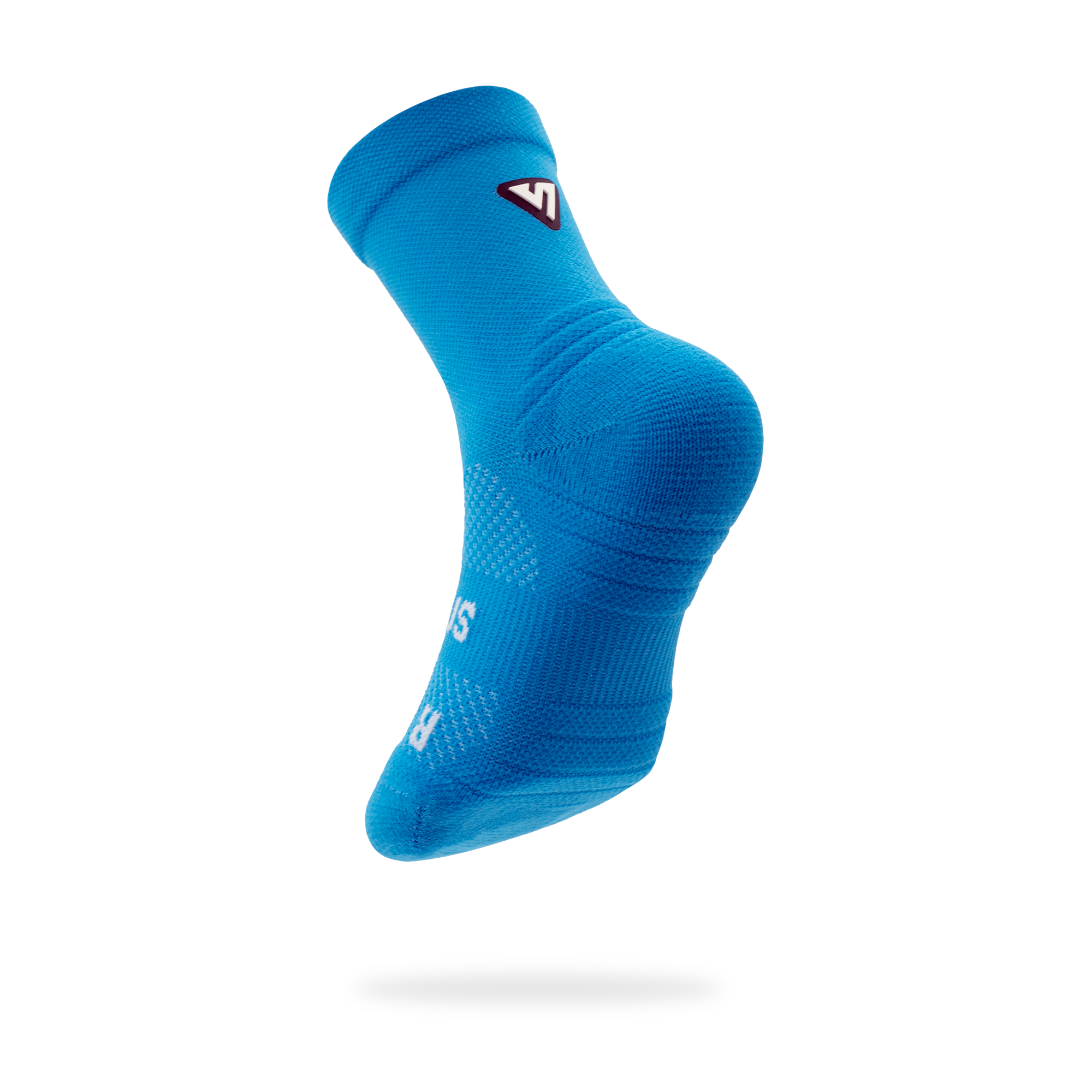 Blue Splash Toddler Active Crew Tab Socks