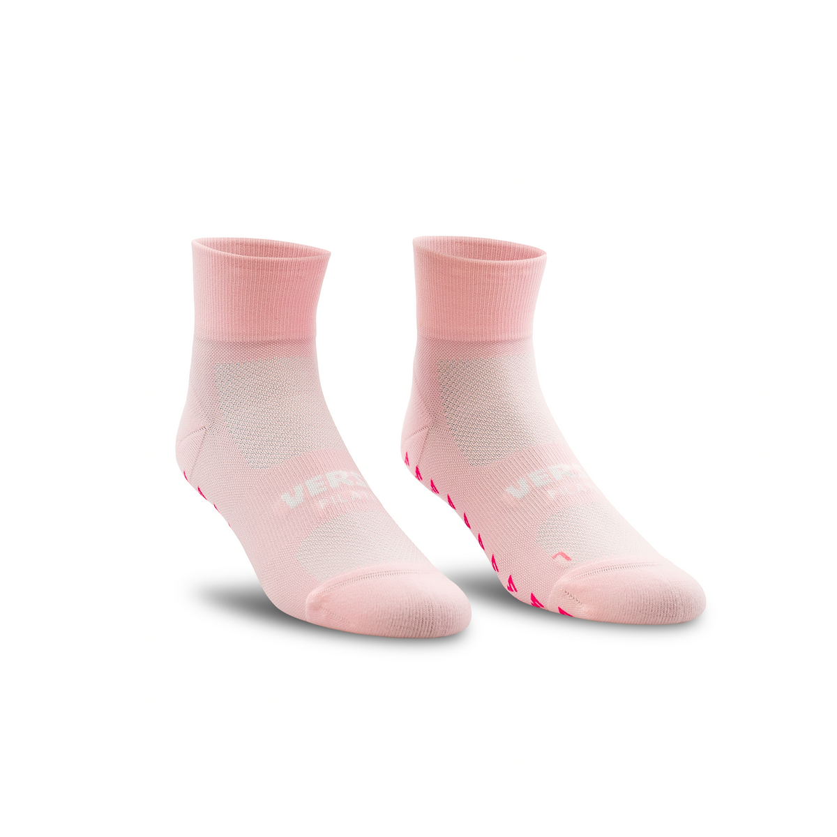 Blush Pilates Quarter Grip Socks
