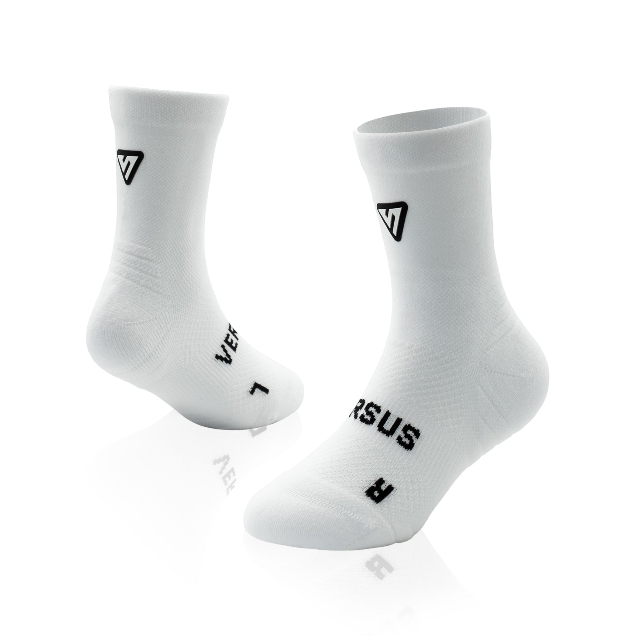 Classic White Toddler Active Crew Tab Socks