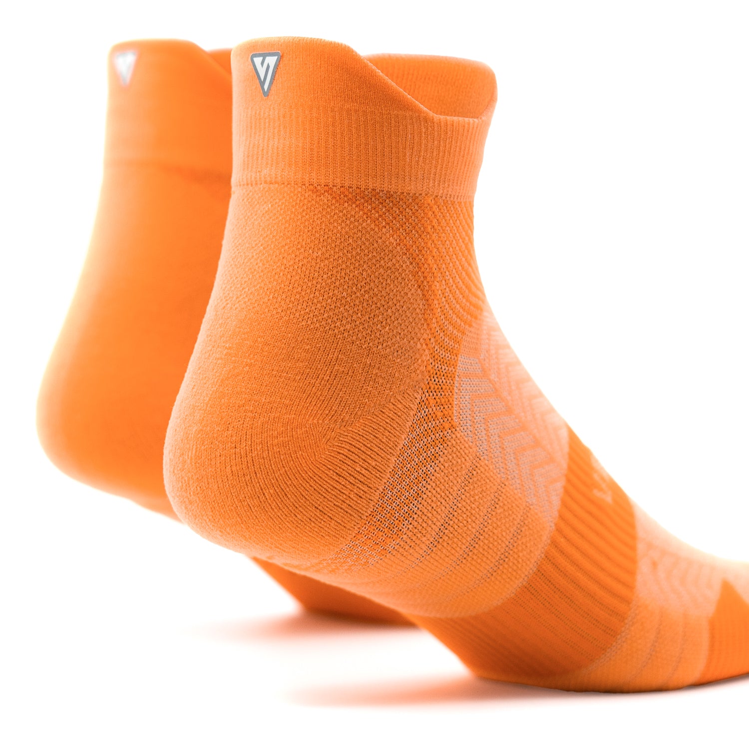 Tangerine Glow Running Ankle Socks