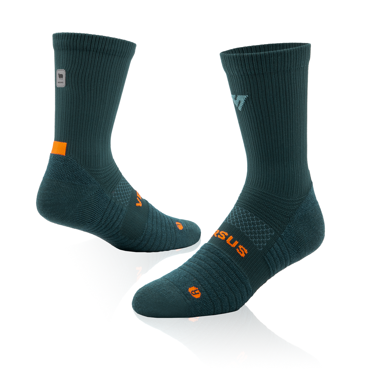 Forest Teal Merino Winter Socks