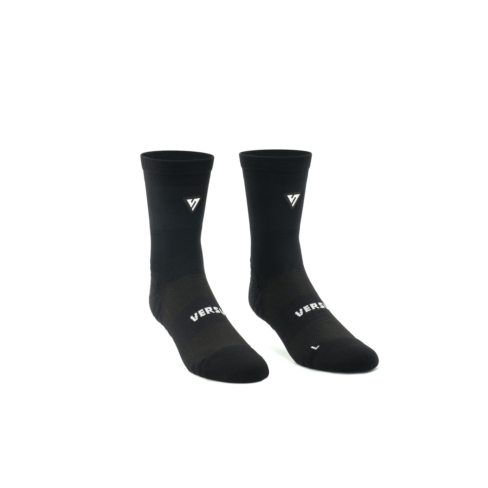 Classic Black Active Crew Tab Socks
