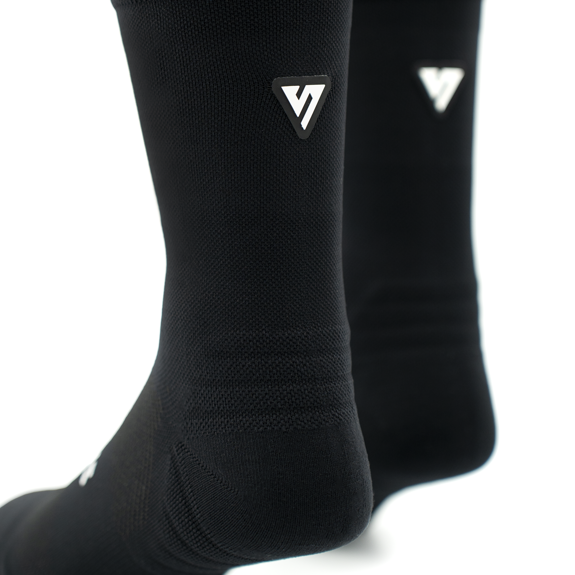 Classic Black Active Crew Tab Socks