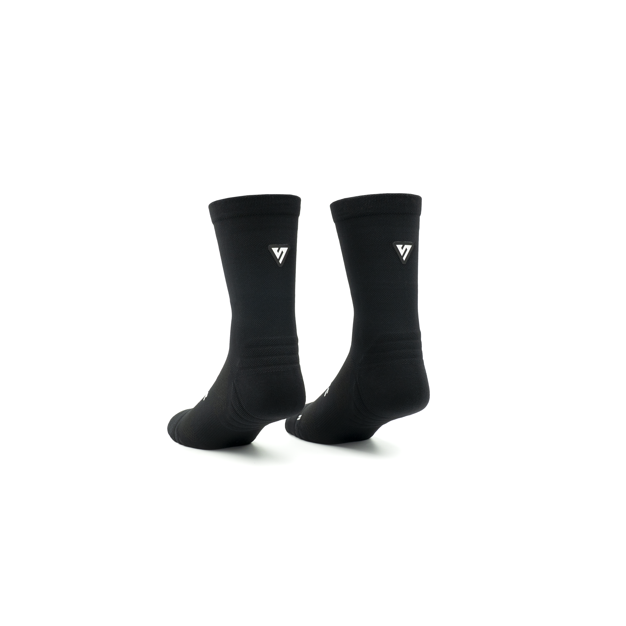 Classic Black Active Crew Tab Socks