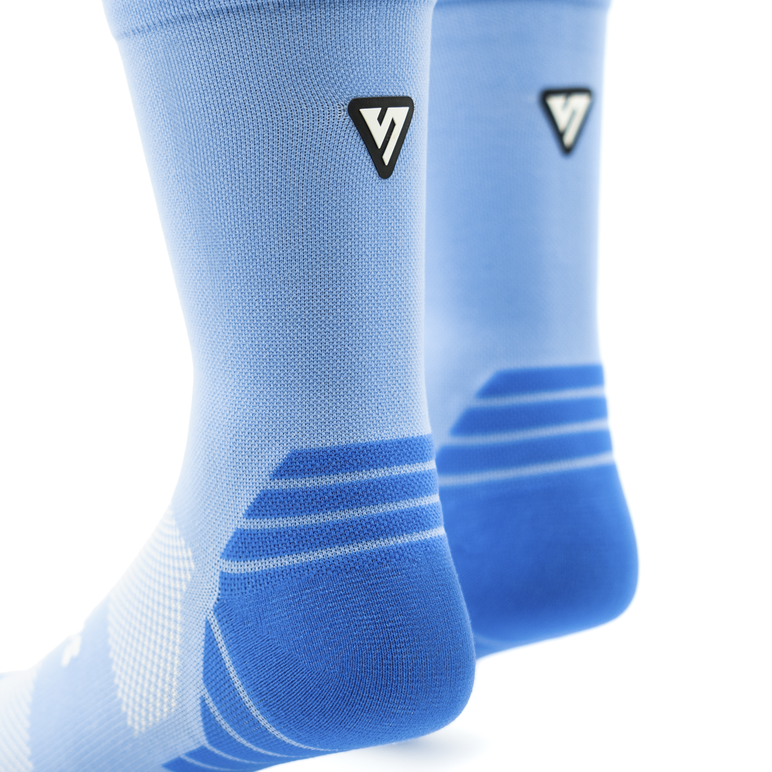 Classic Blue Active Crew Tab Socks