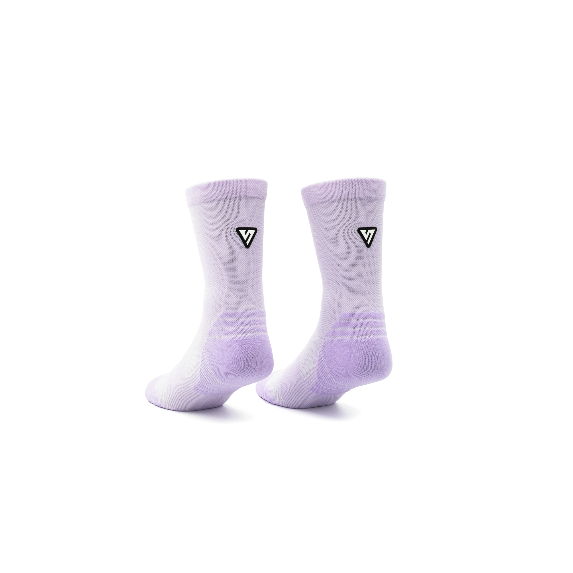 Classic Lilac Active Crew Tab Socks