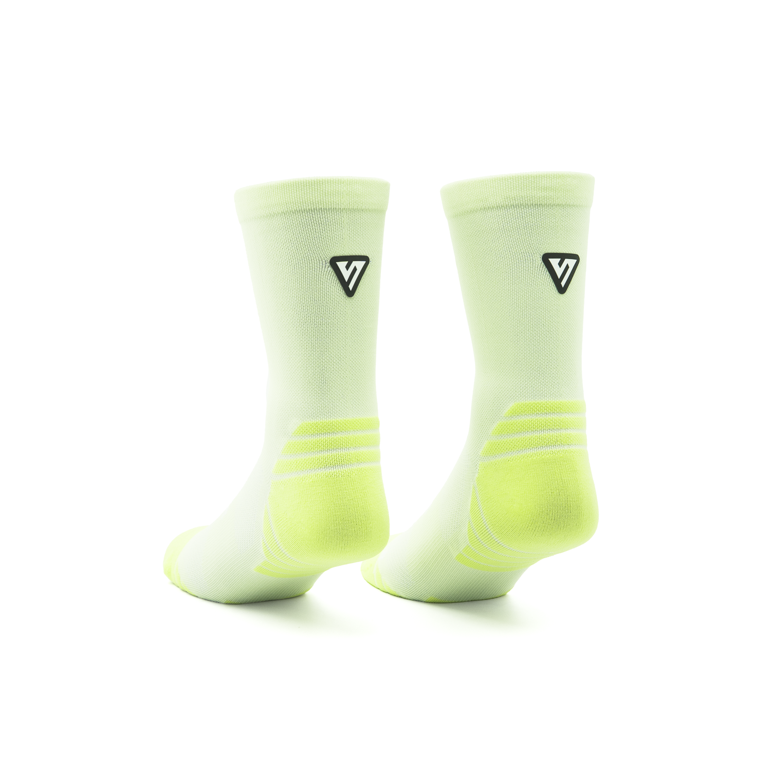 Classic Lime Active Crew Tab Socks