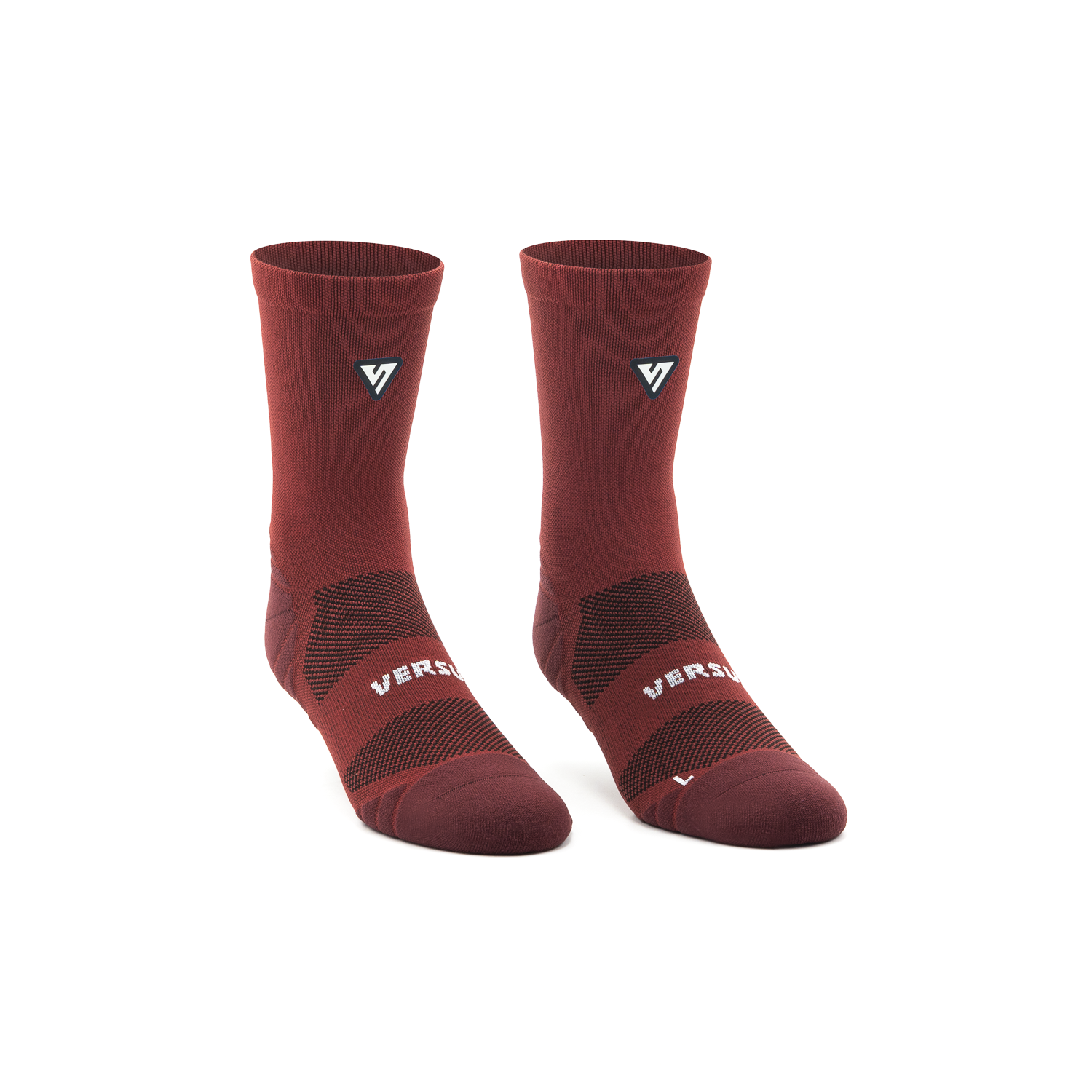 Classic Maroon Active Crew Tab Socks