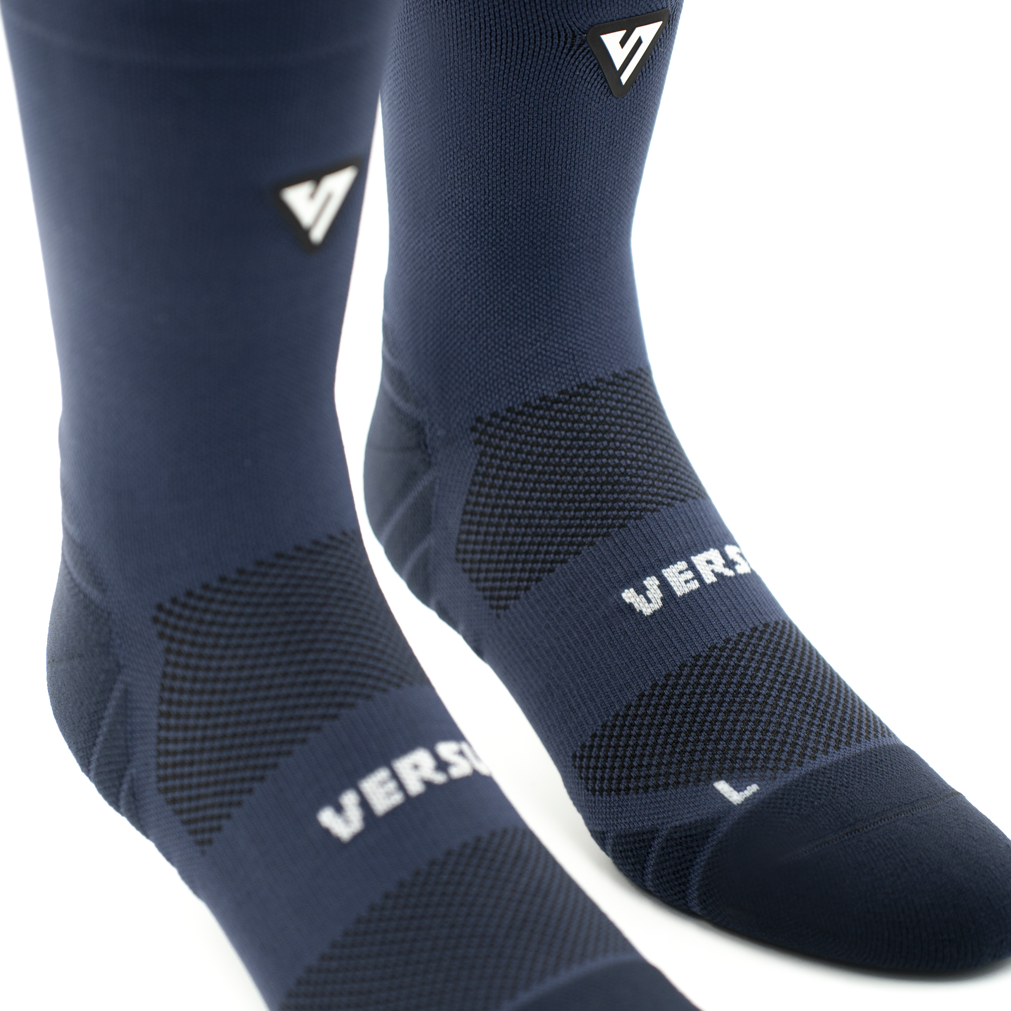 Classic Navy Active Crew Tab Socks
