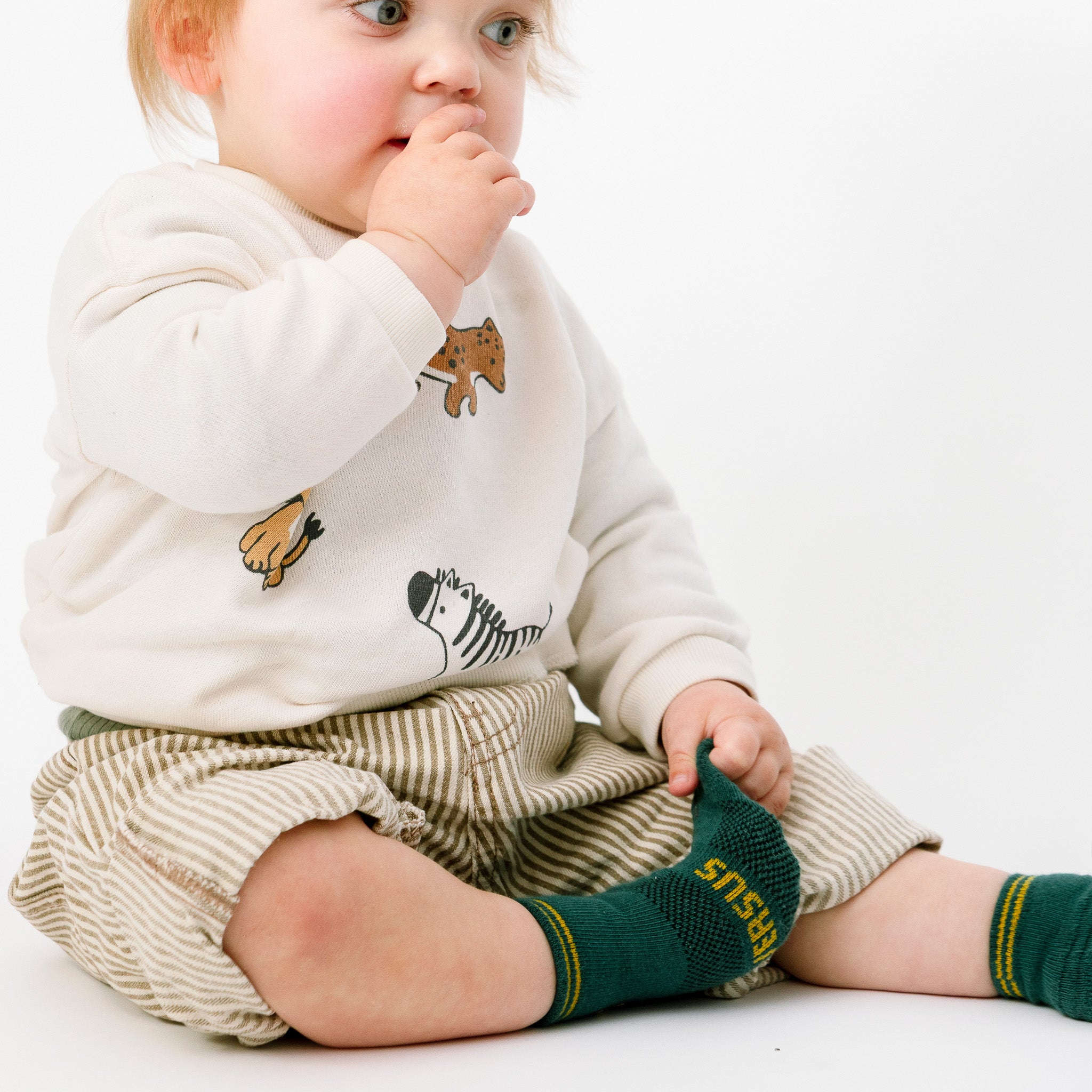 Springboks Anti-Slip Baby Socks