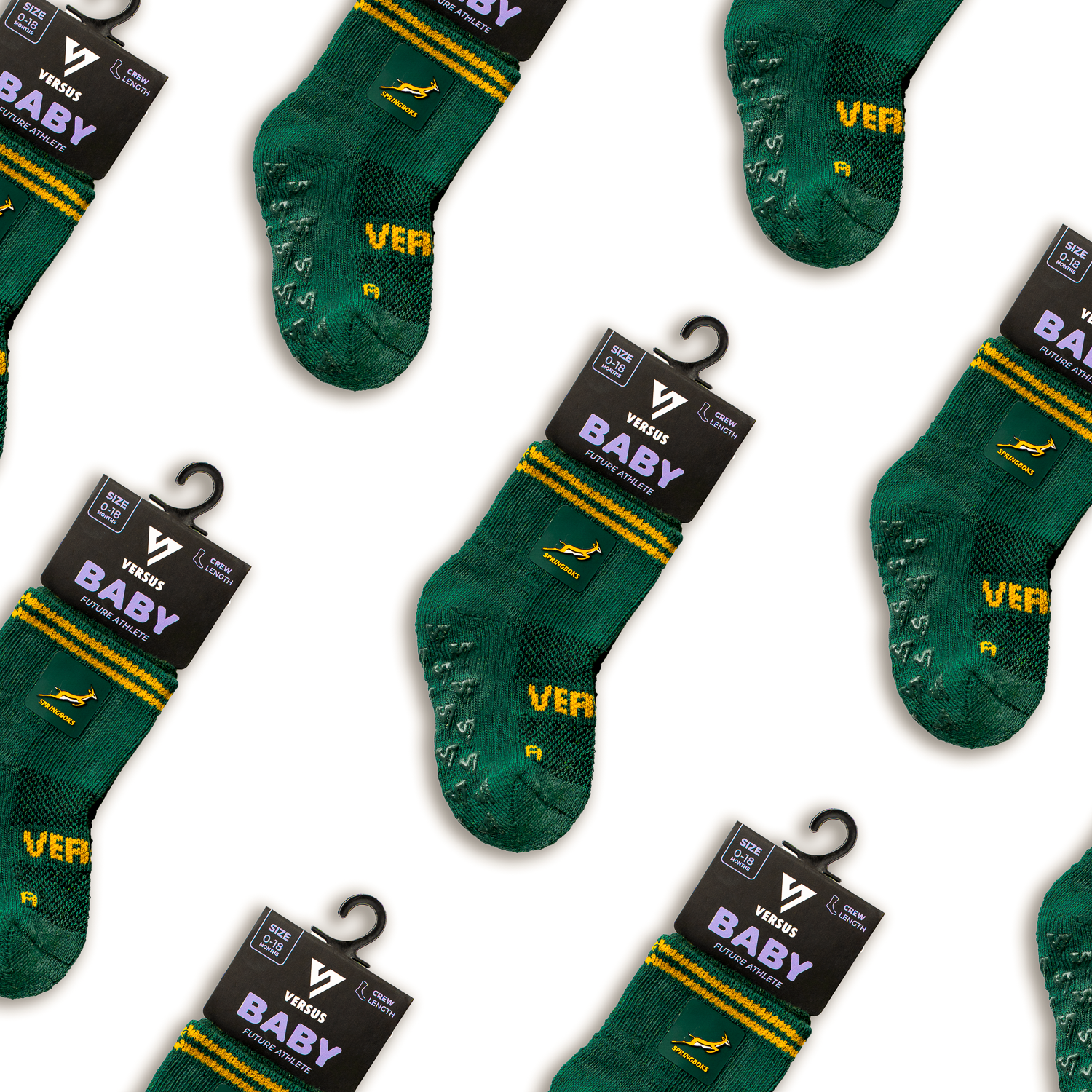 Springboks Anti-Slip Baby Socks