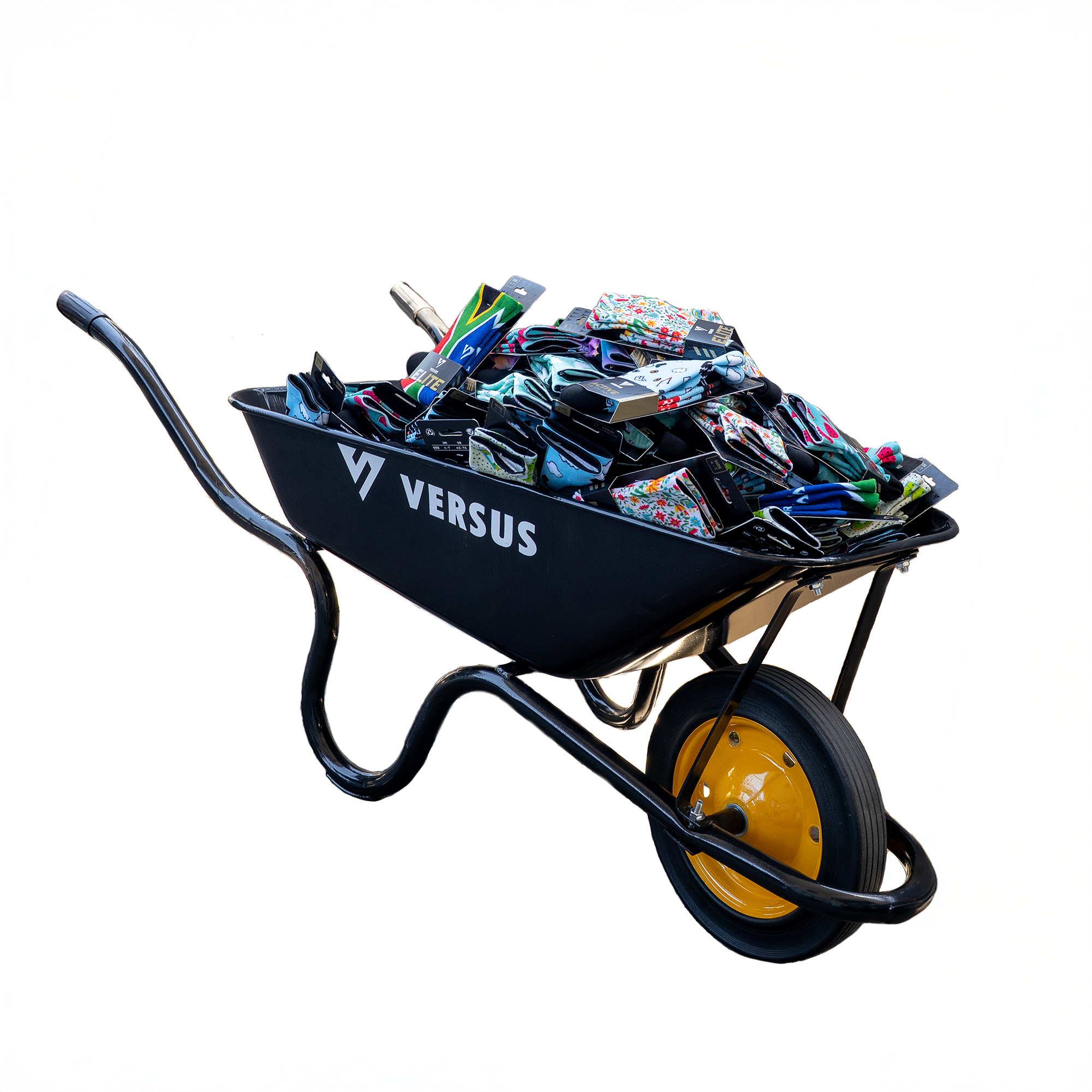 Versus Socks Wheelbarrow (Includes 100 Pairs of Socks)