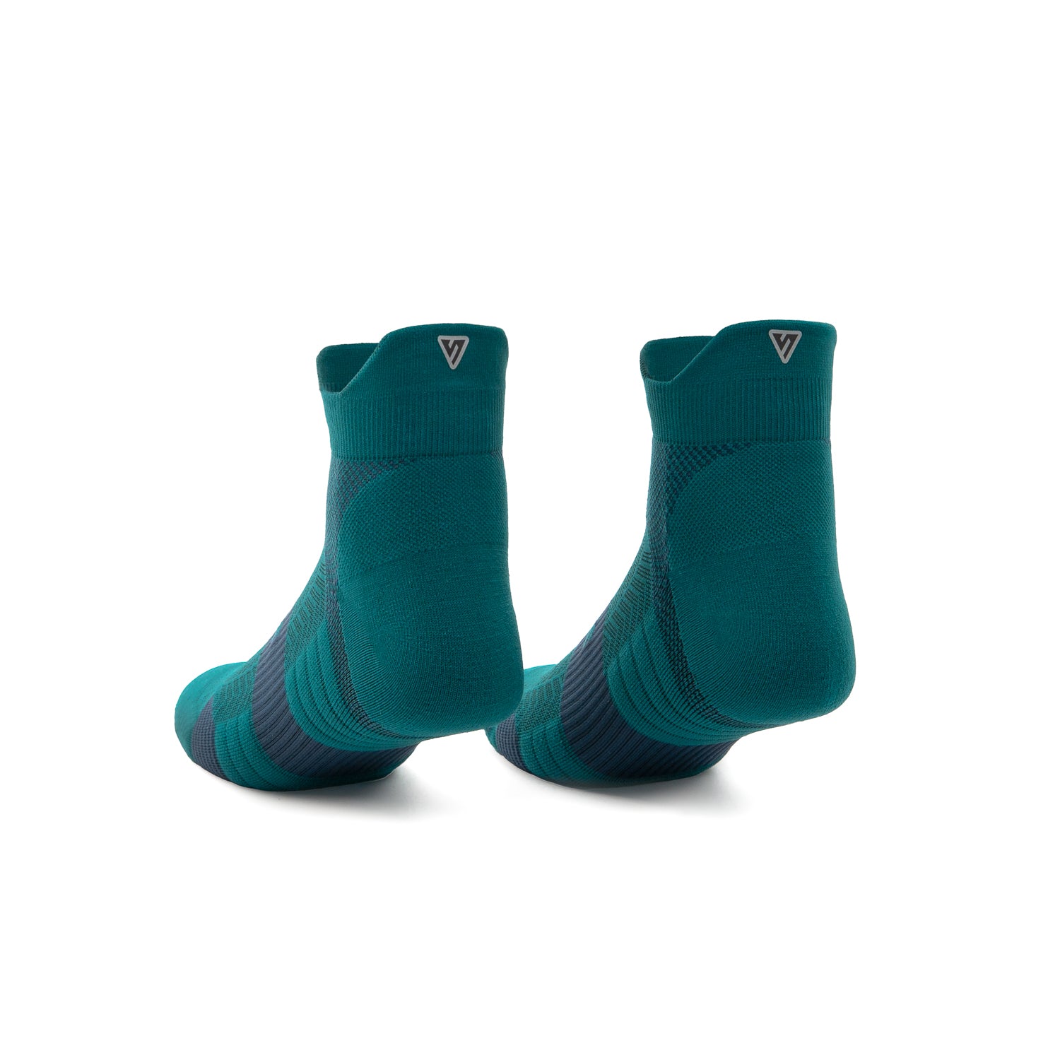 Deep Teal Running Ankle Socks Bundle (4 Pack)