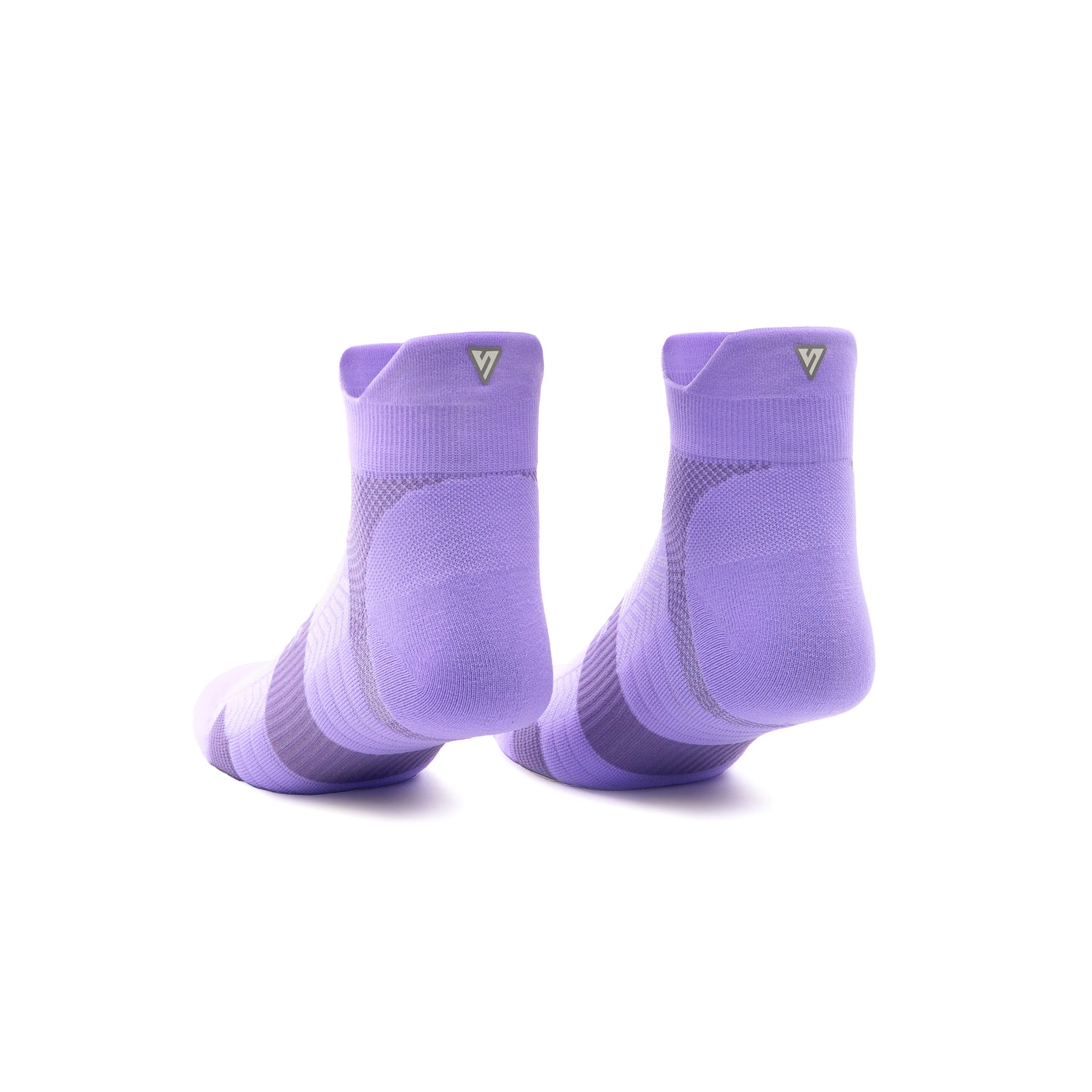Purple Bloom Running Ankle Socks Bundle (4 Pack)