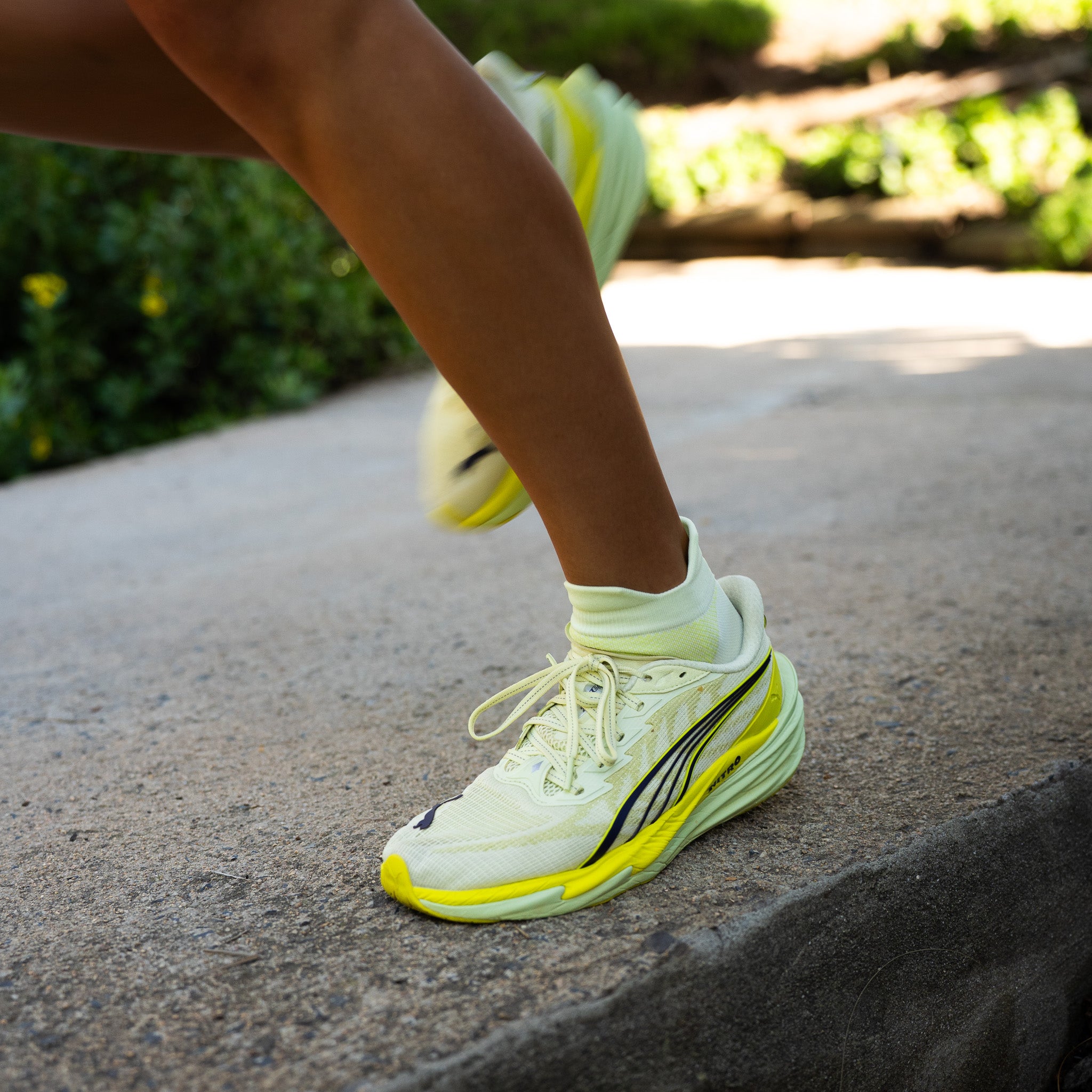 Sunny Lime Running Ankle Socks Bundle (4 Pack)
