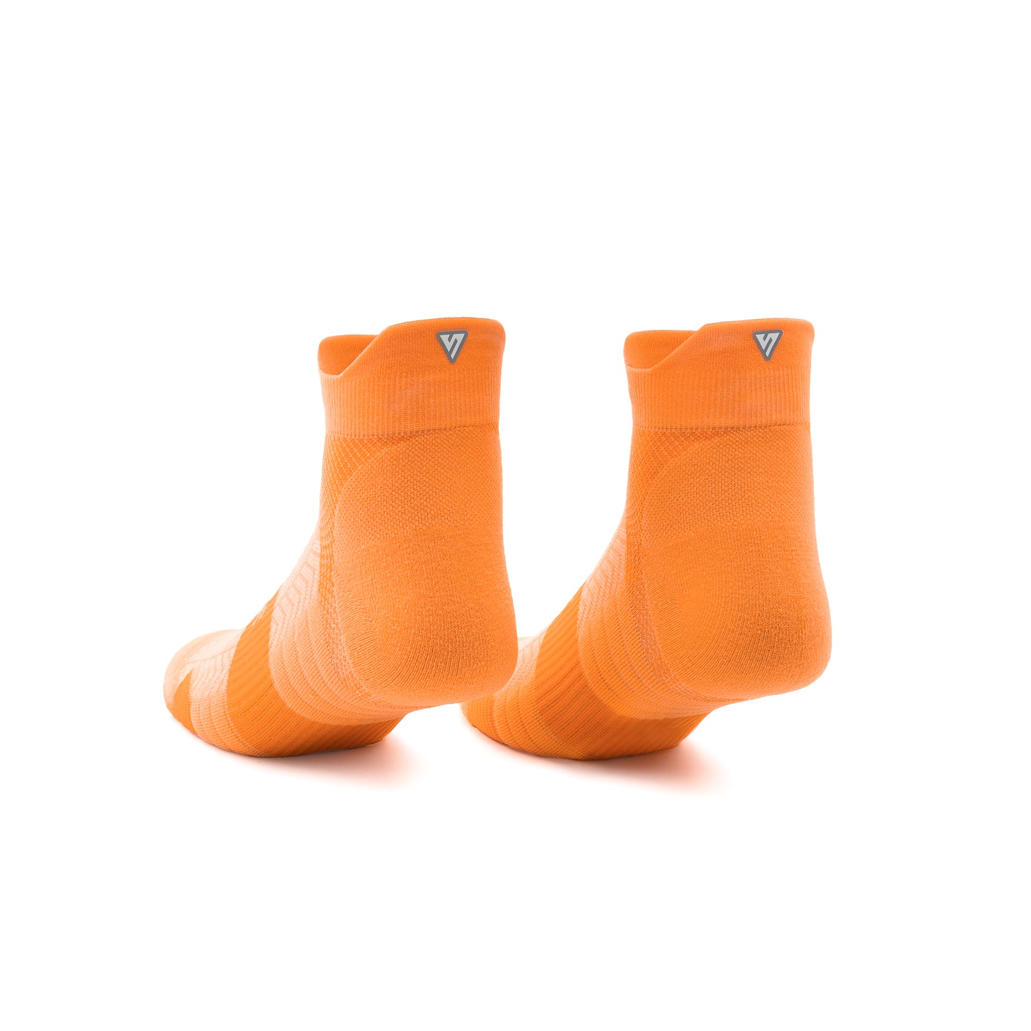 Tangerine Glow Running Ankle Socks Bundle (4 Pack)