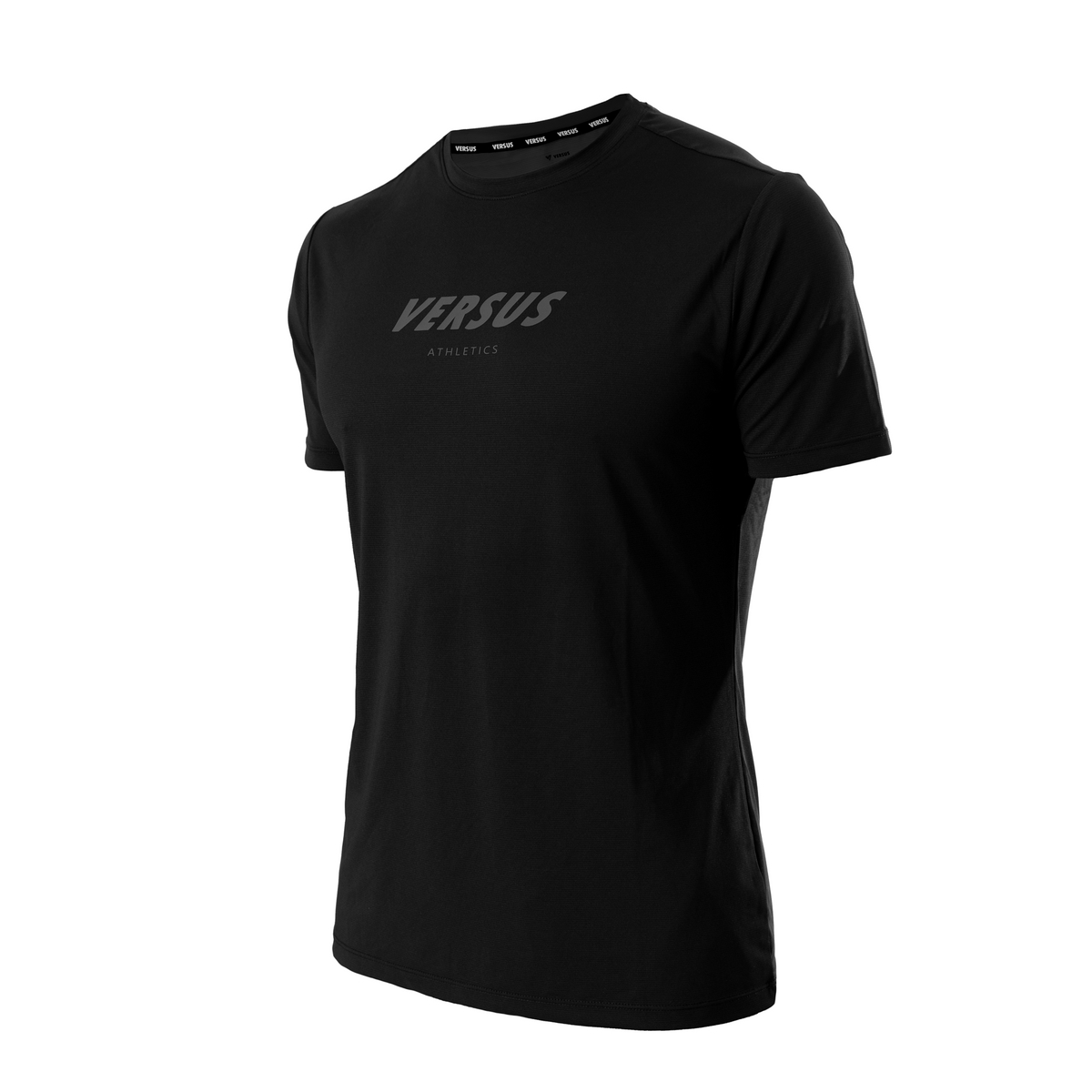 Versus Black Team Collection Running Shirt Mens 2.0