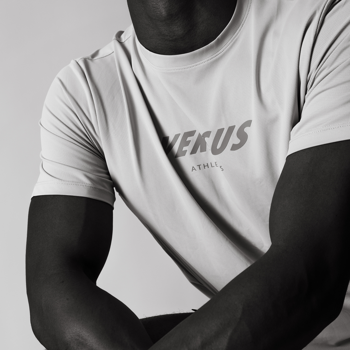 Versus Vapour Grey Team Collection Running Shirt Mens 2.0