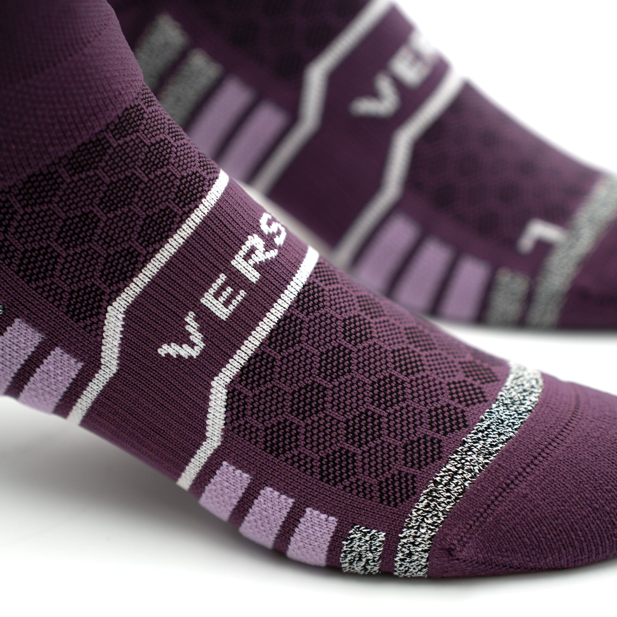 Midnight Plum Trail Running Socks
