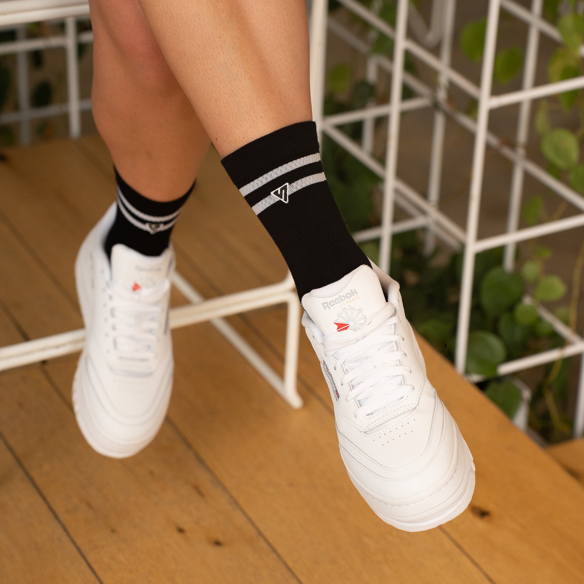 Black Core Lifestyle Crew Socks
