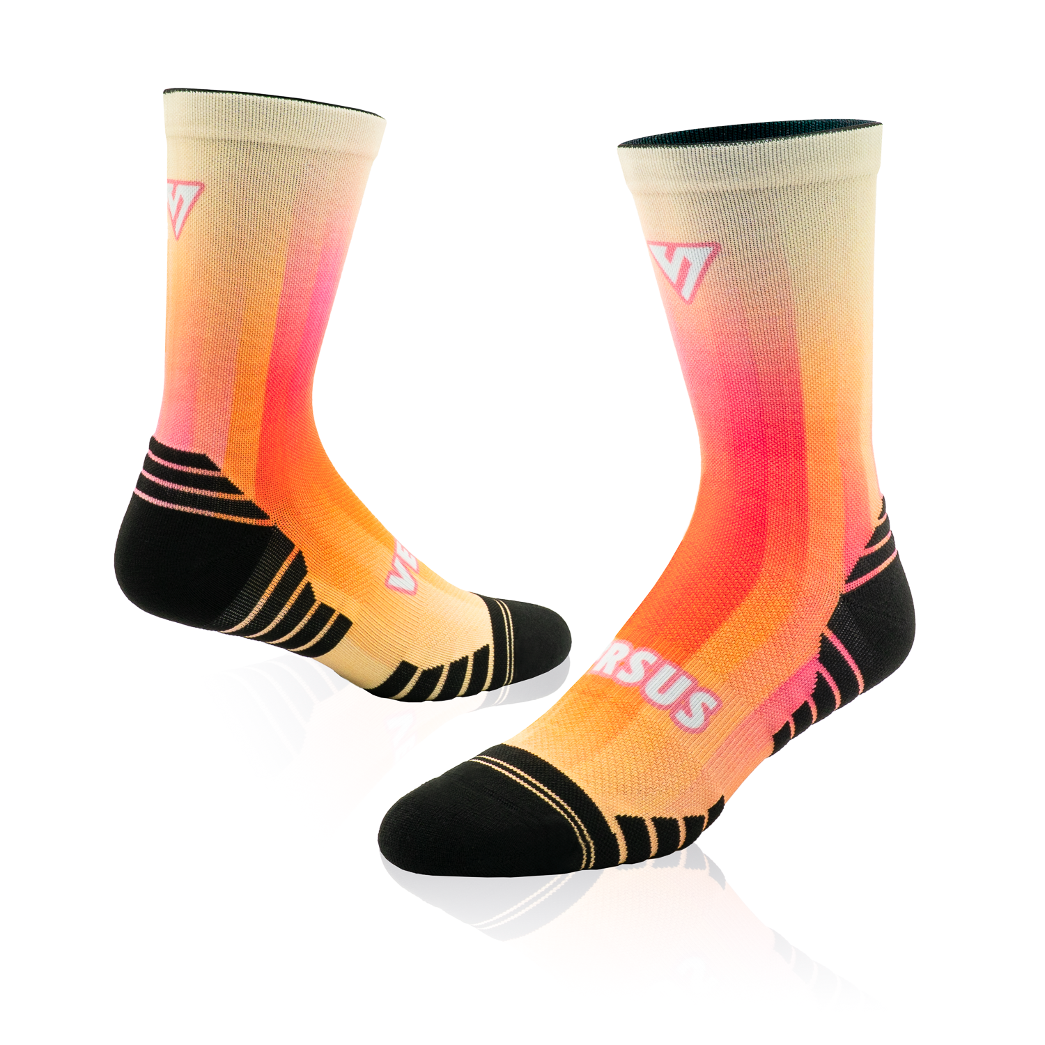 Sunset Sorbet Active Crew Socks