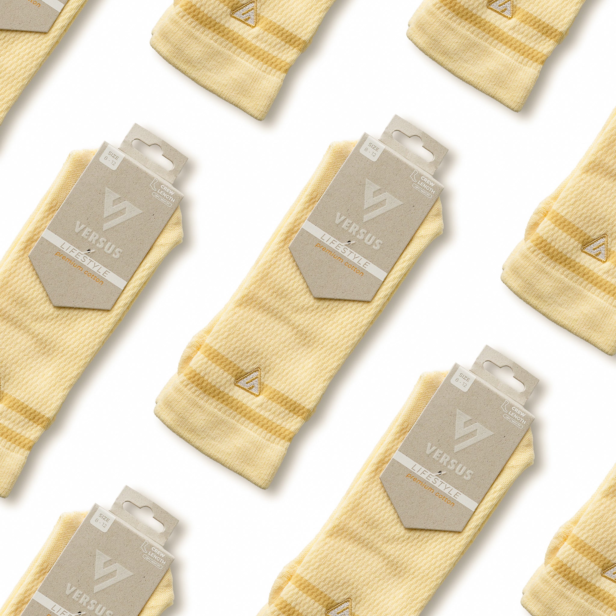 Yellow Sunbeam Lifestyle Crew Socks