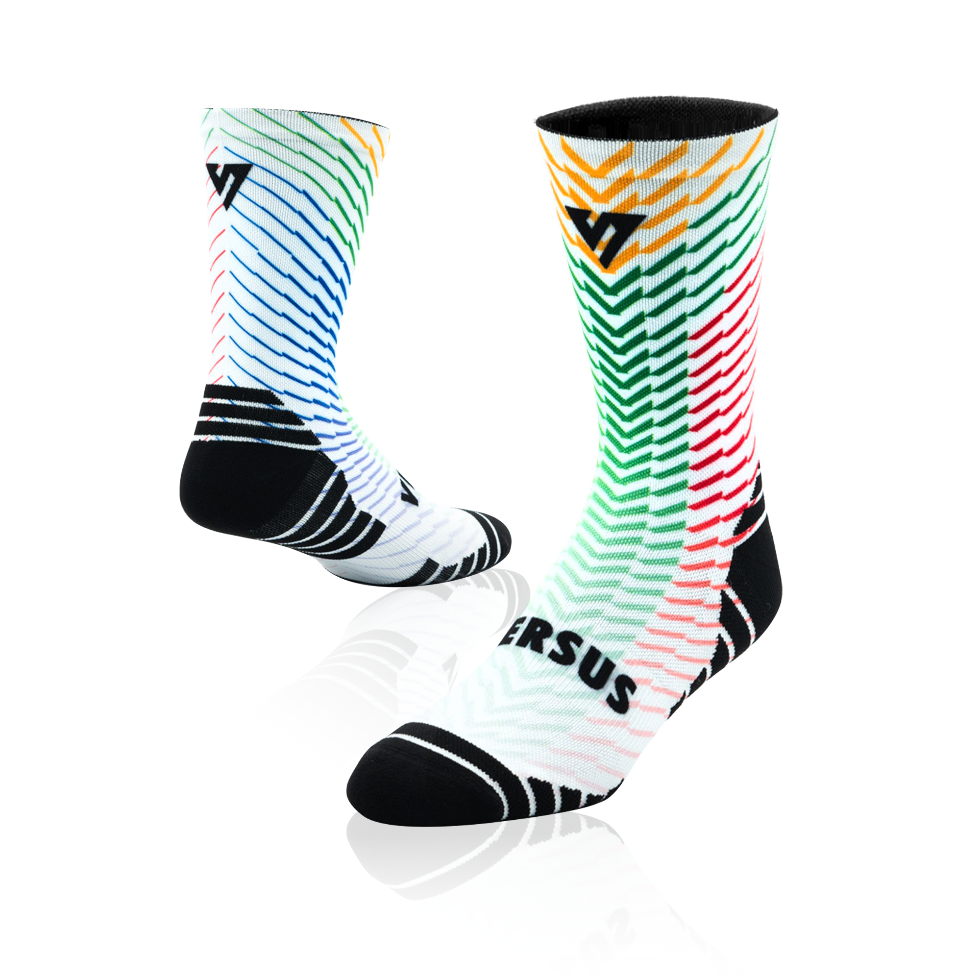 South African Stripes Active Crew Socks – Versus Socks