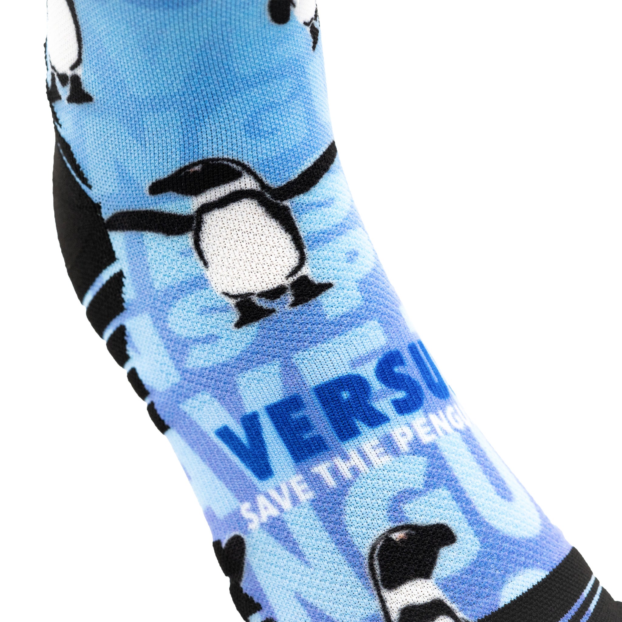 Save the Penguins Active Crew Socks