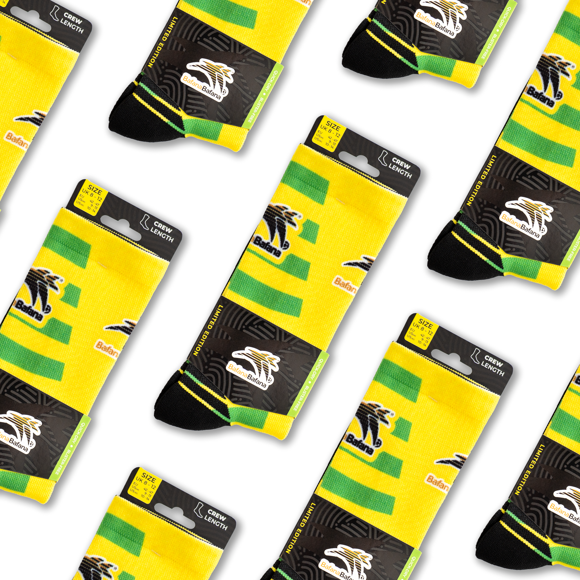 Bafana Bafana Active Crew Socks