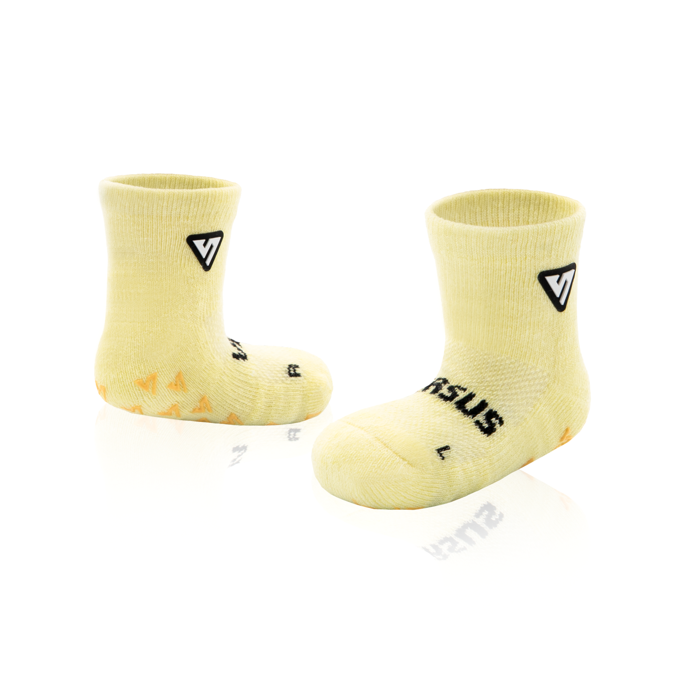 Pastel Yellow Anti-Slip Baby Socks