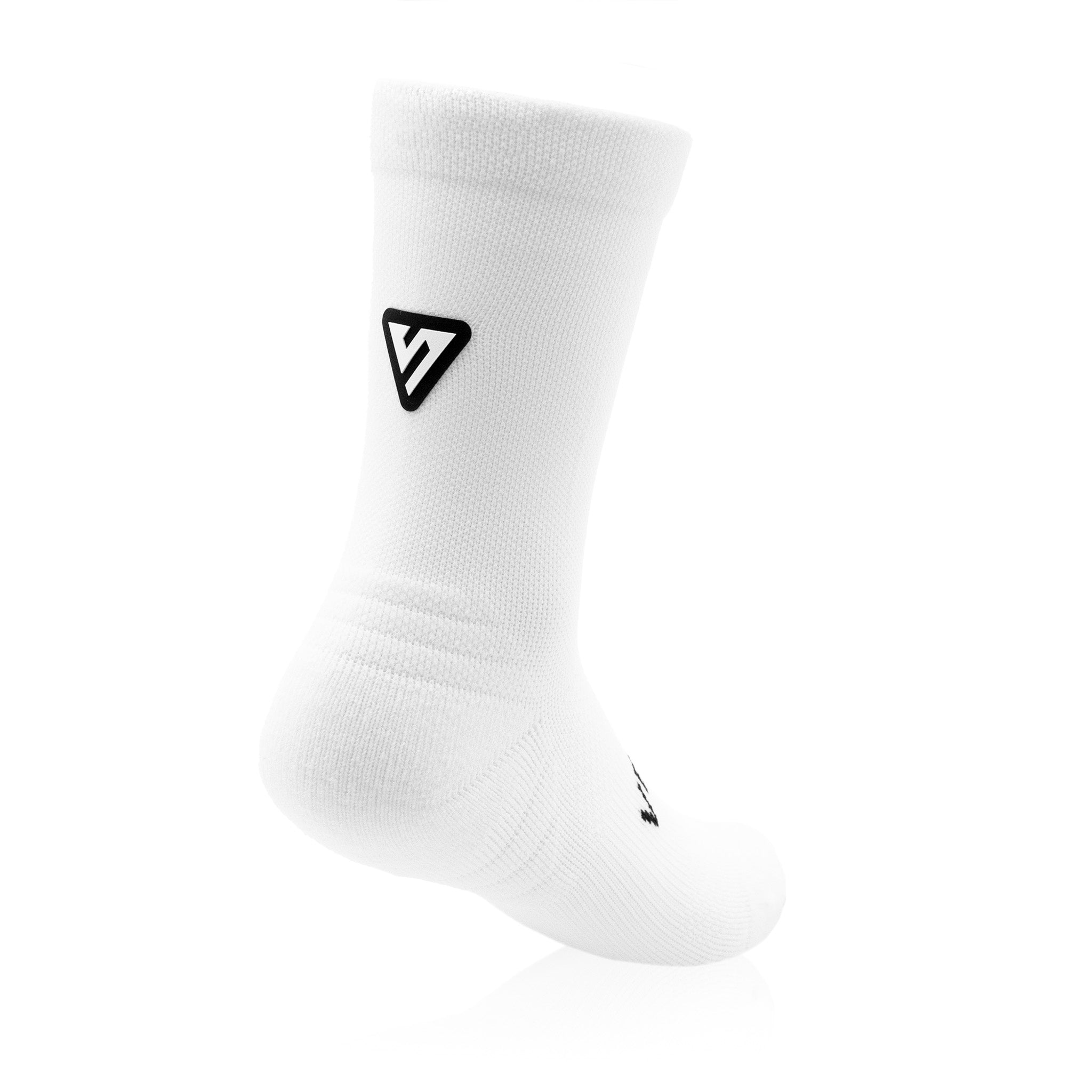 Classic White KIDS Active Crew Tab Socks