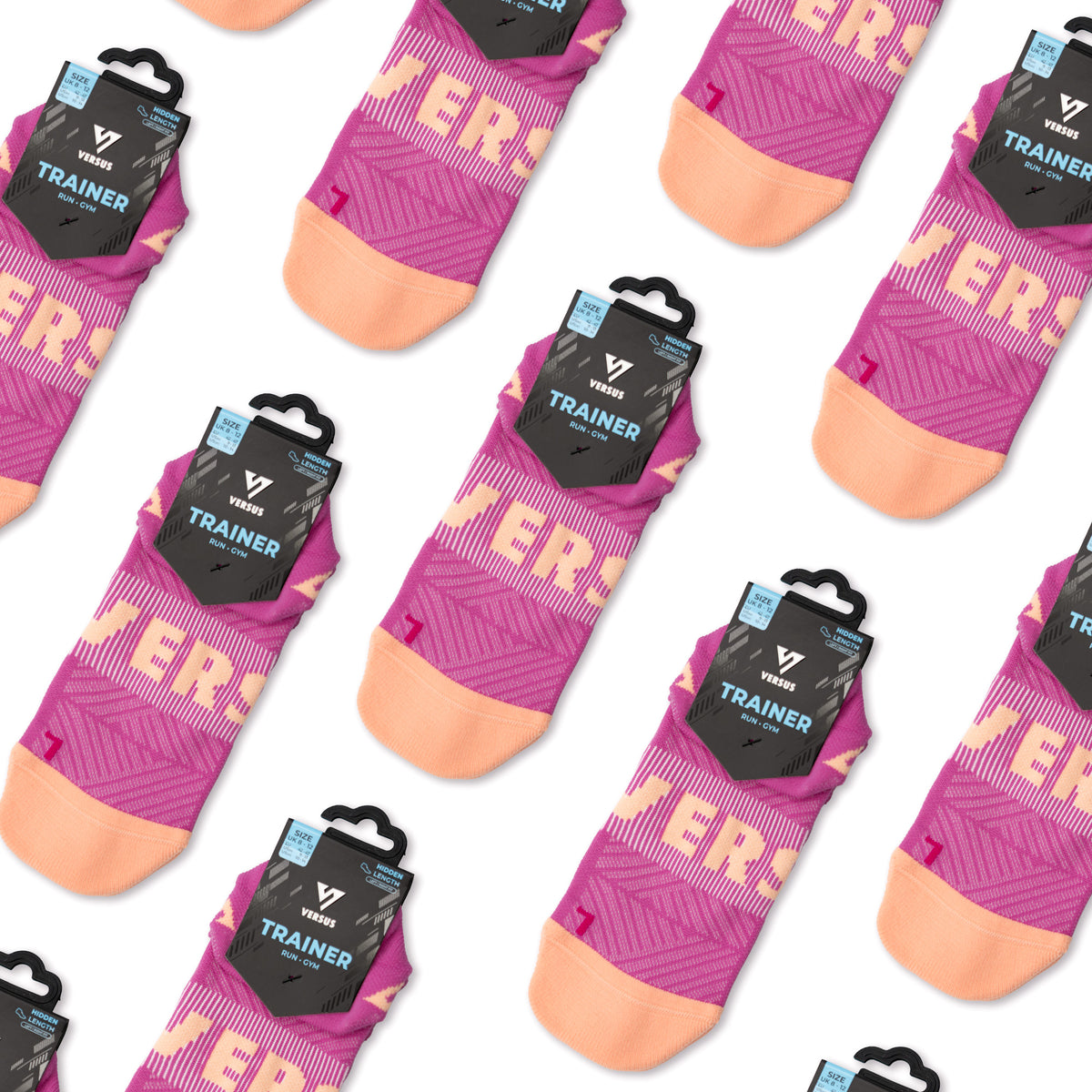 Sunset Pop Velocity Trainer Socks