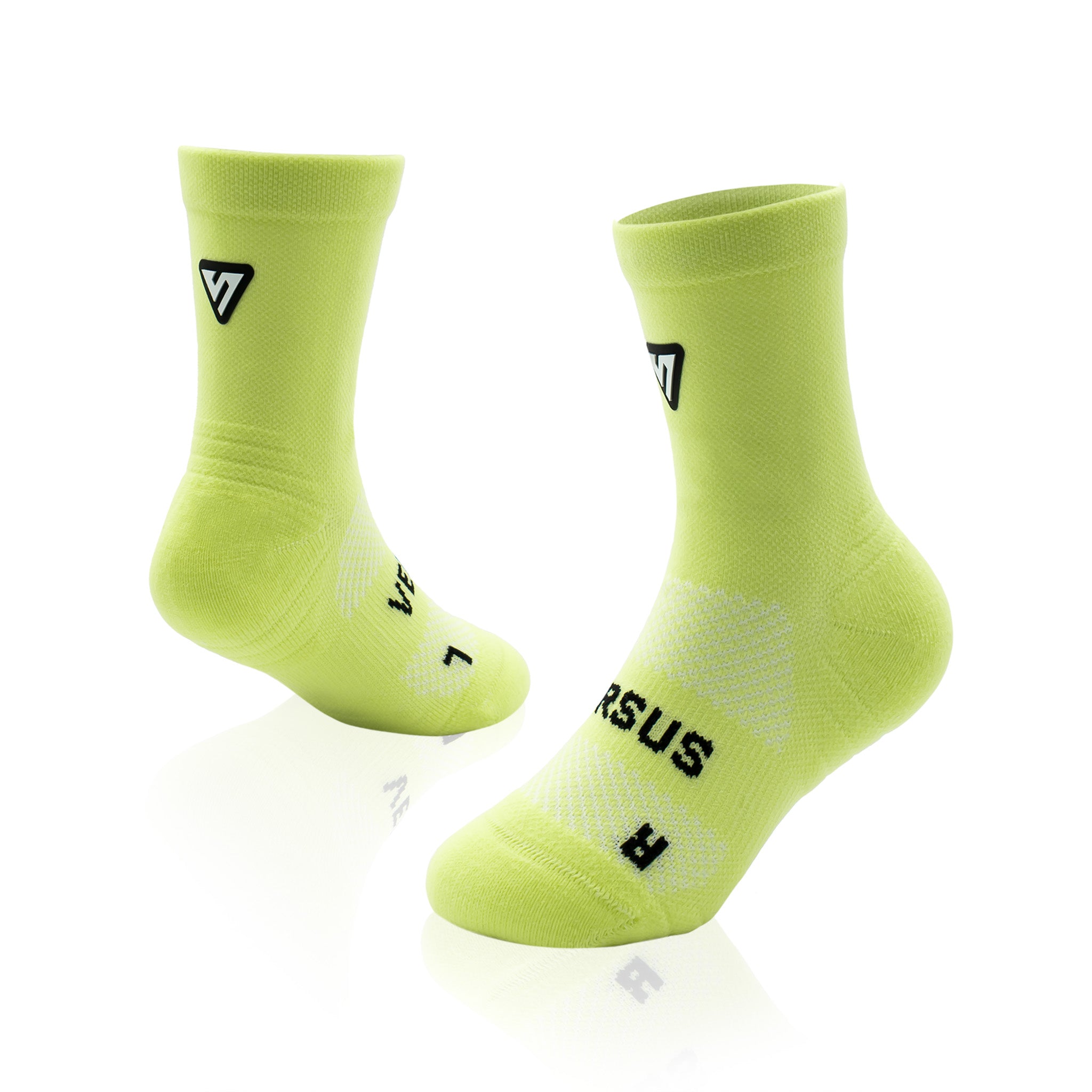 Lime Milkshake Toddler Active Crew Tab Socks