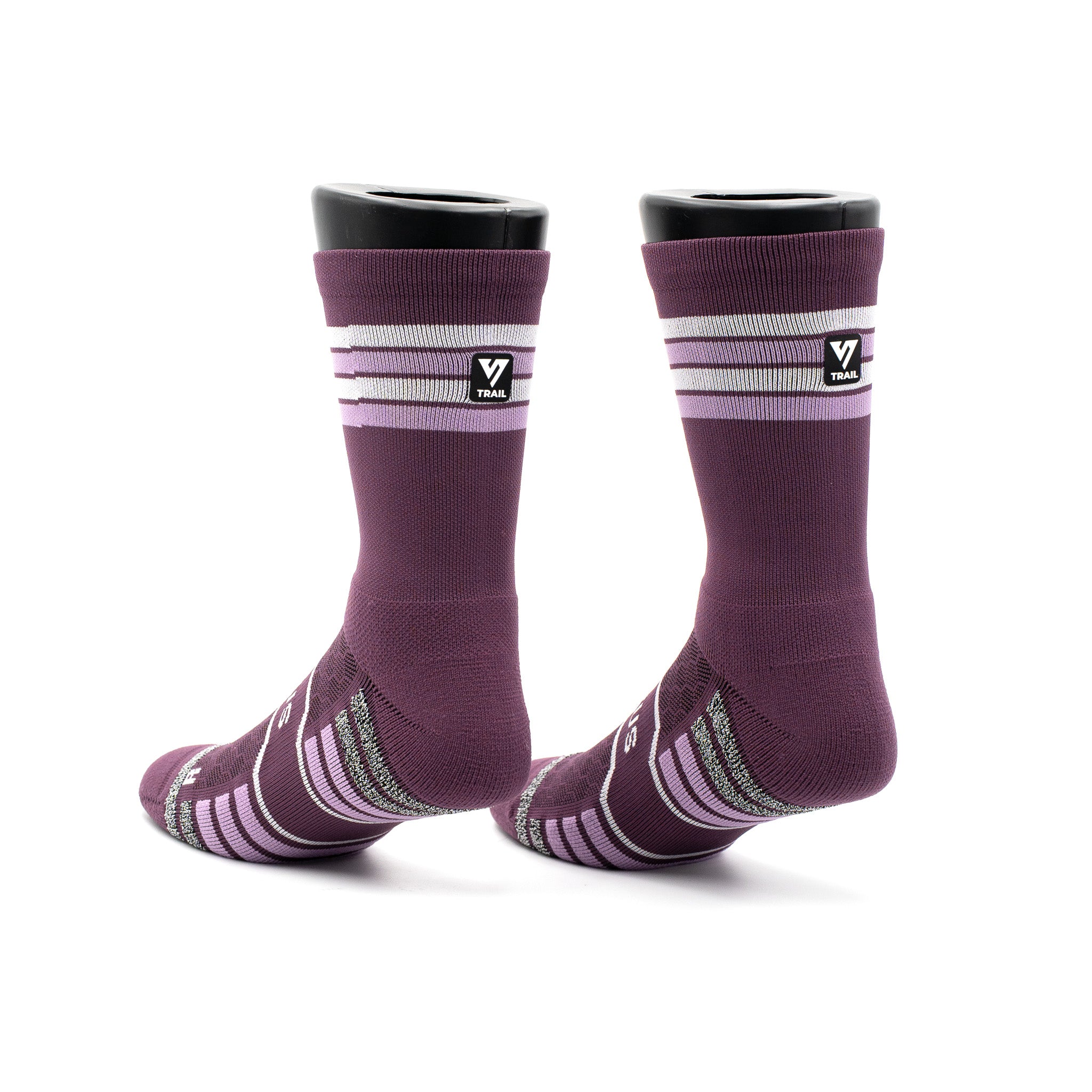 Midnight Plum Trail Running Socks