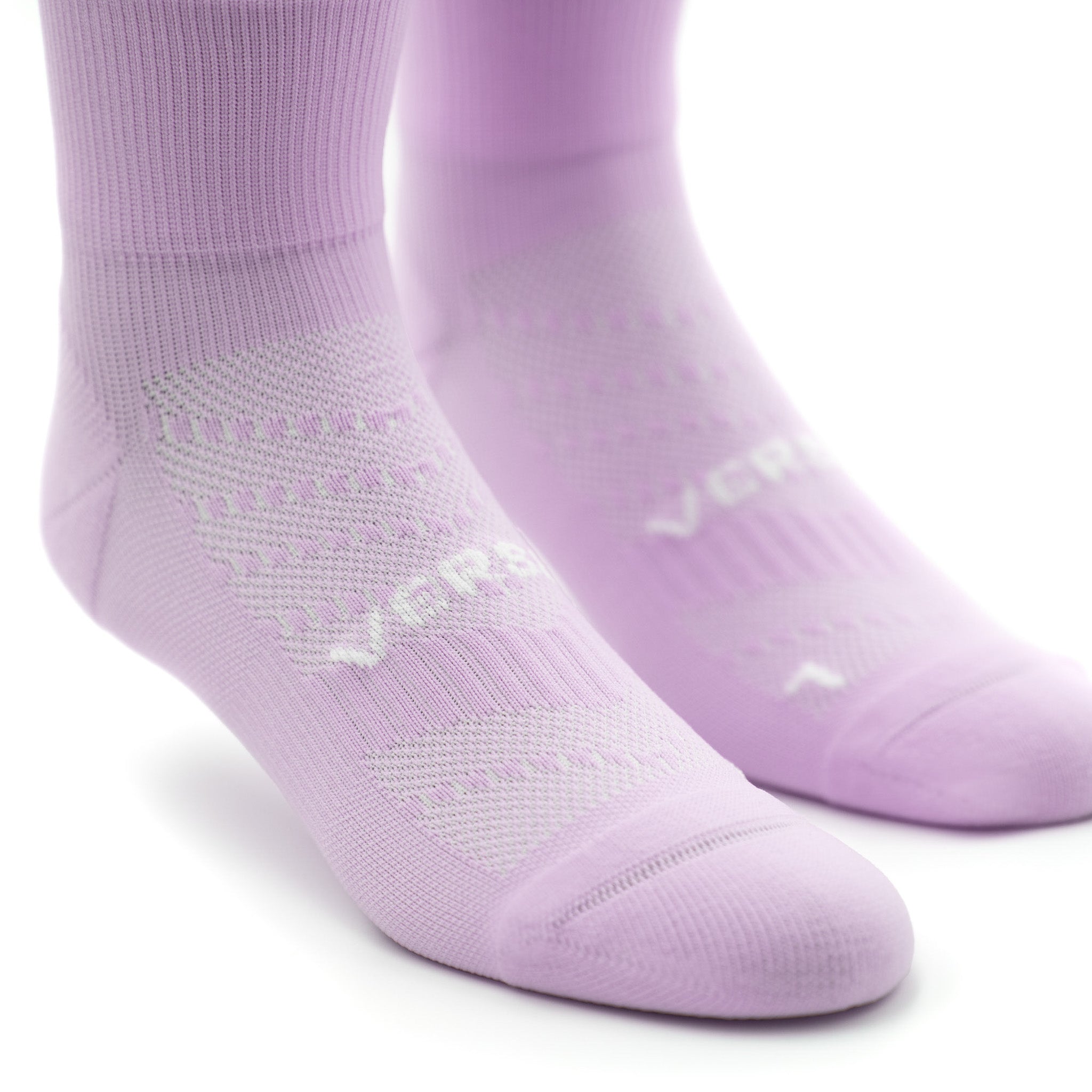 Purple Running Quarter Socks