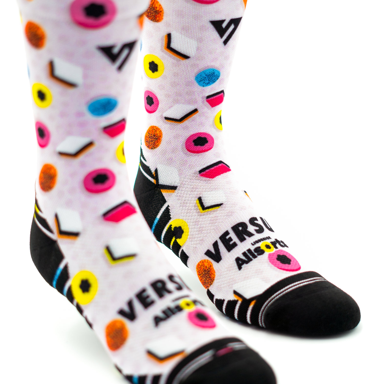 Allsorts Liquorice 2.0 Active Crew Socks