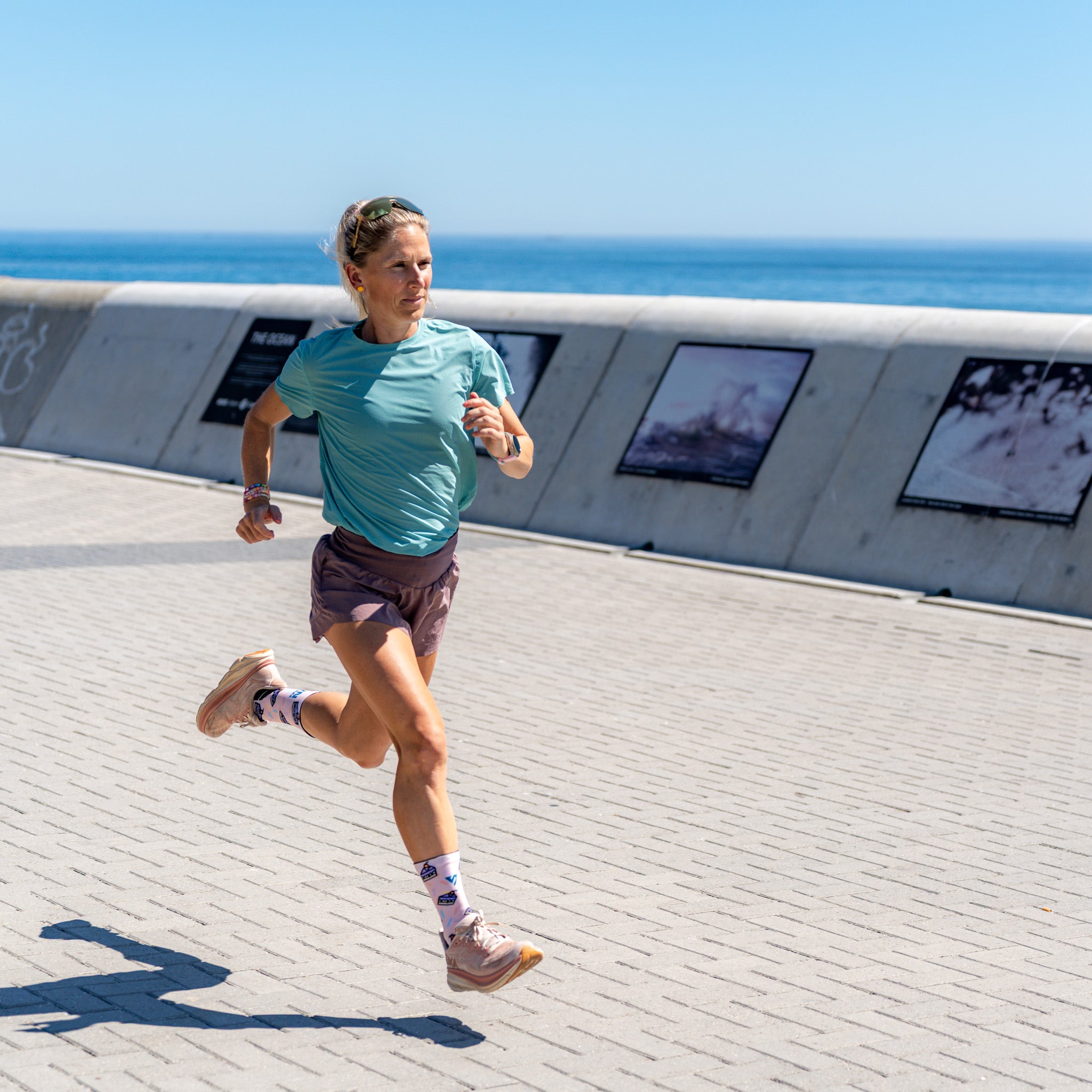 Run For Cake Active Crew Socks